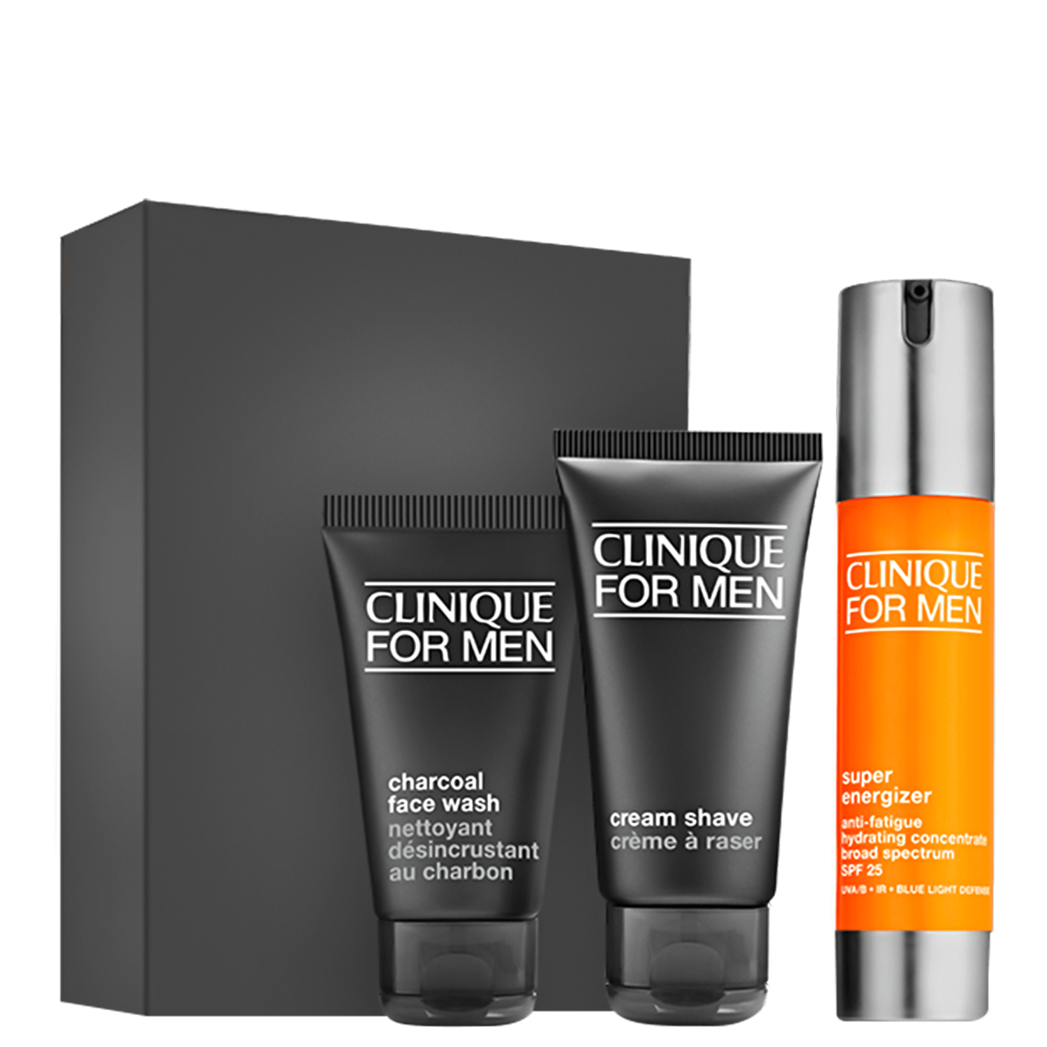 Kit Clinique for Men Daily Energy + Protection (3 Produtos)