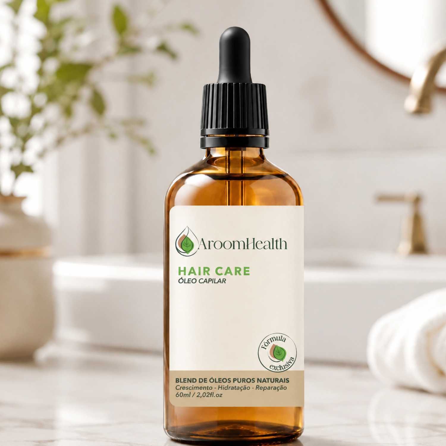 Blend de Óleos Capilares Hair Care 60 ml Fórmula Exclusiva