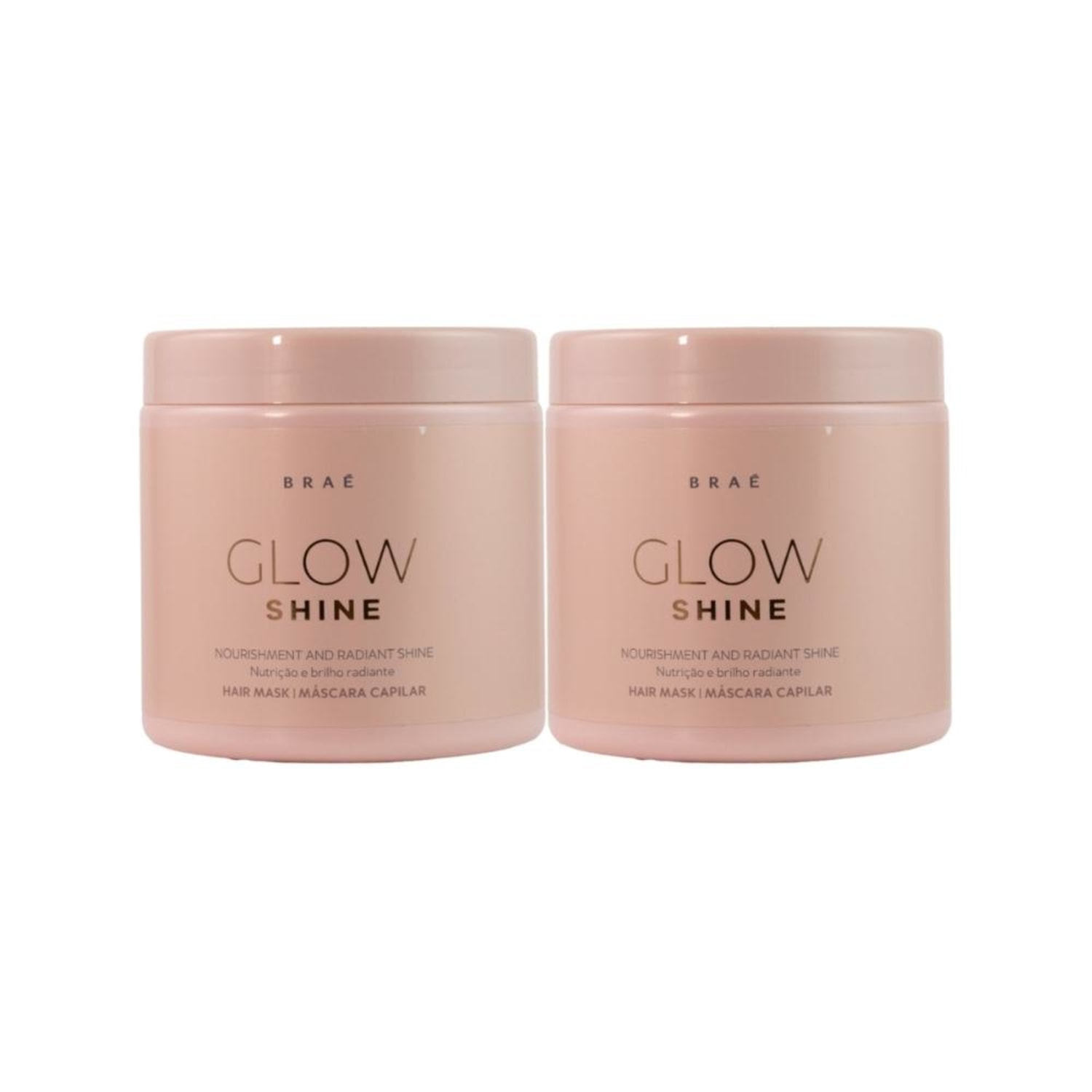 Kit Braé Glow Shine - Máscara Capilar (2 Unidades)