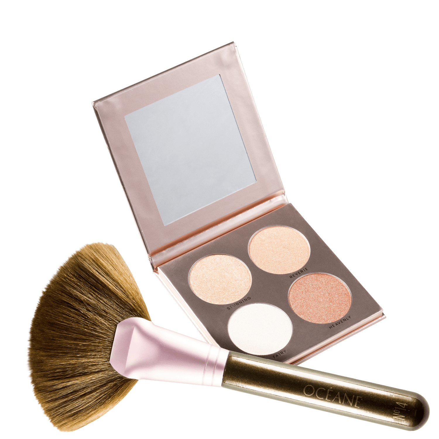 Kit Océane Glow to Go Pincel Leque (2 Produtos)