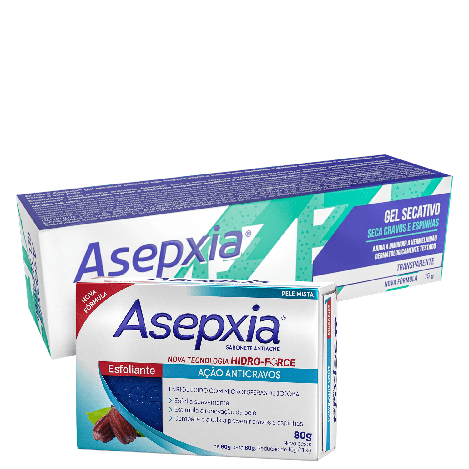 Kit Asepxia Anticravos + Antiacne (2 Produtos)