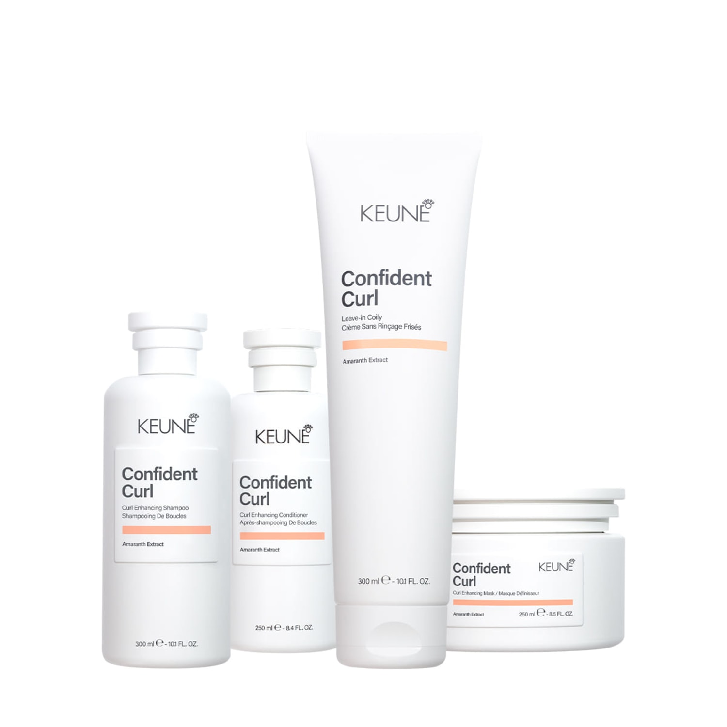 Kit Keune Confident Curl Coily – Crespos Definidos e Sem Frizz (4 produtos)