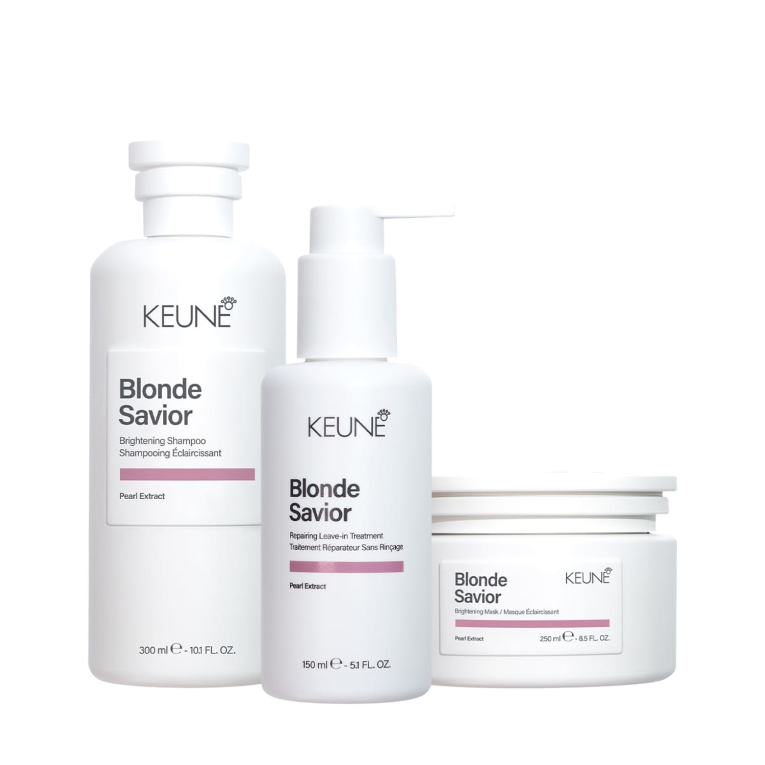 Kit Keune Blonde Savior - Ritual Completo para Loiros (3 produtos)