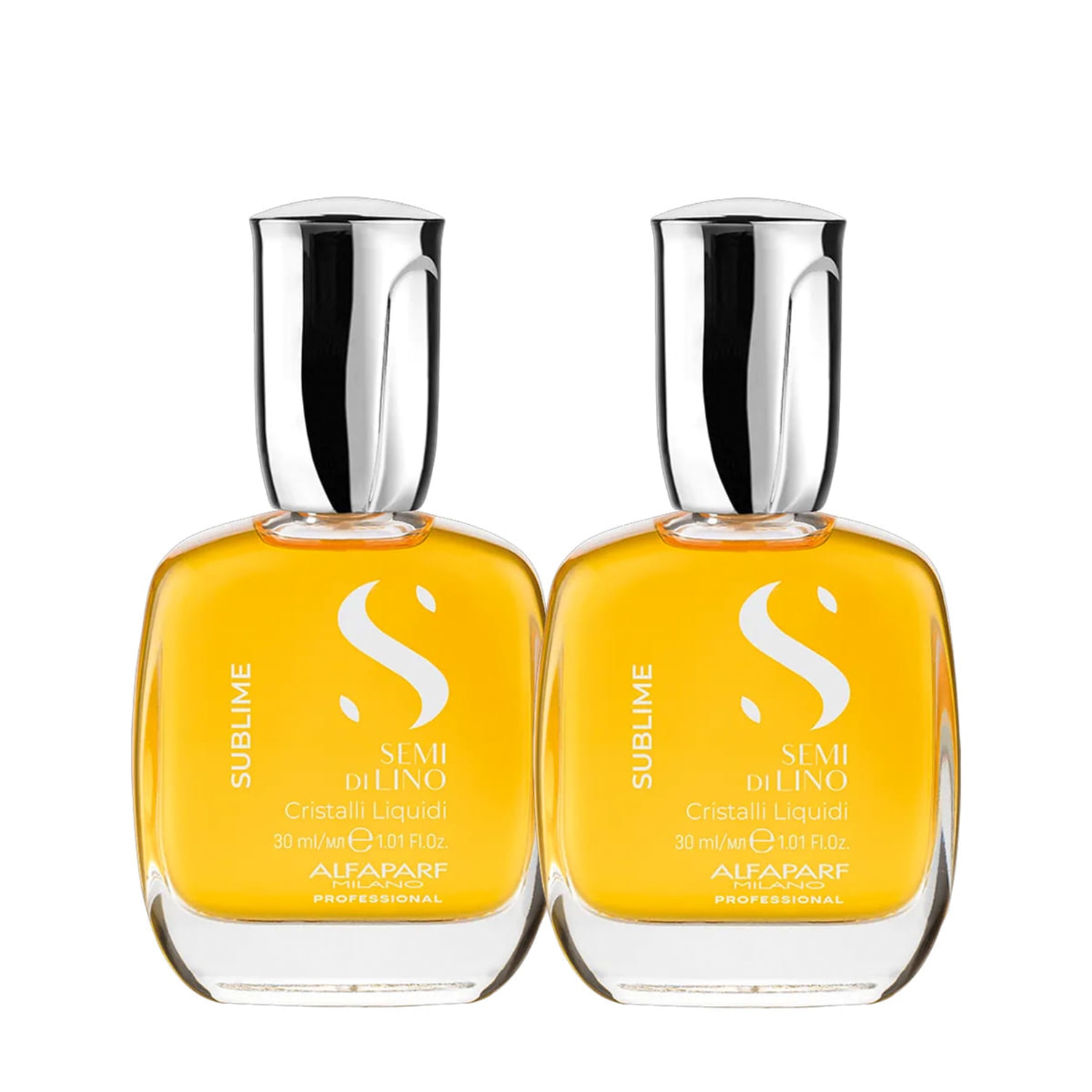 Kit Alfaparf Semi di Lino Sublime Cristalli Liquidi - Óleo Capilar 30ml (2 unidades)
