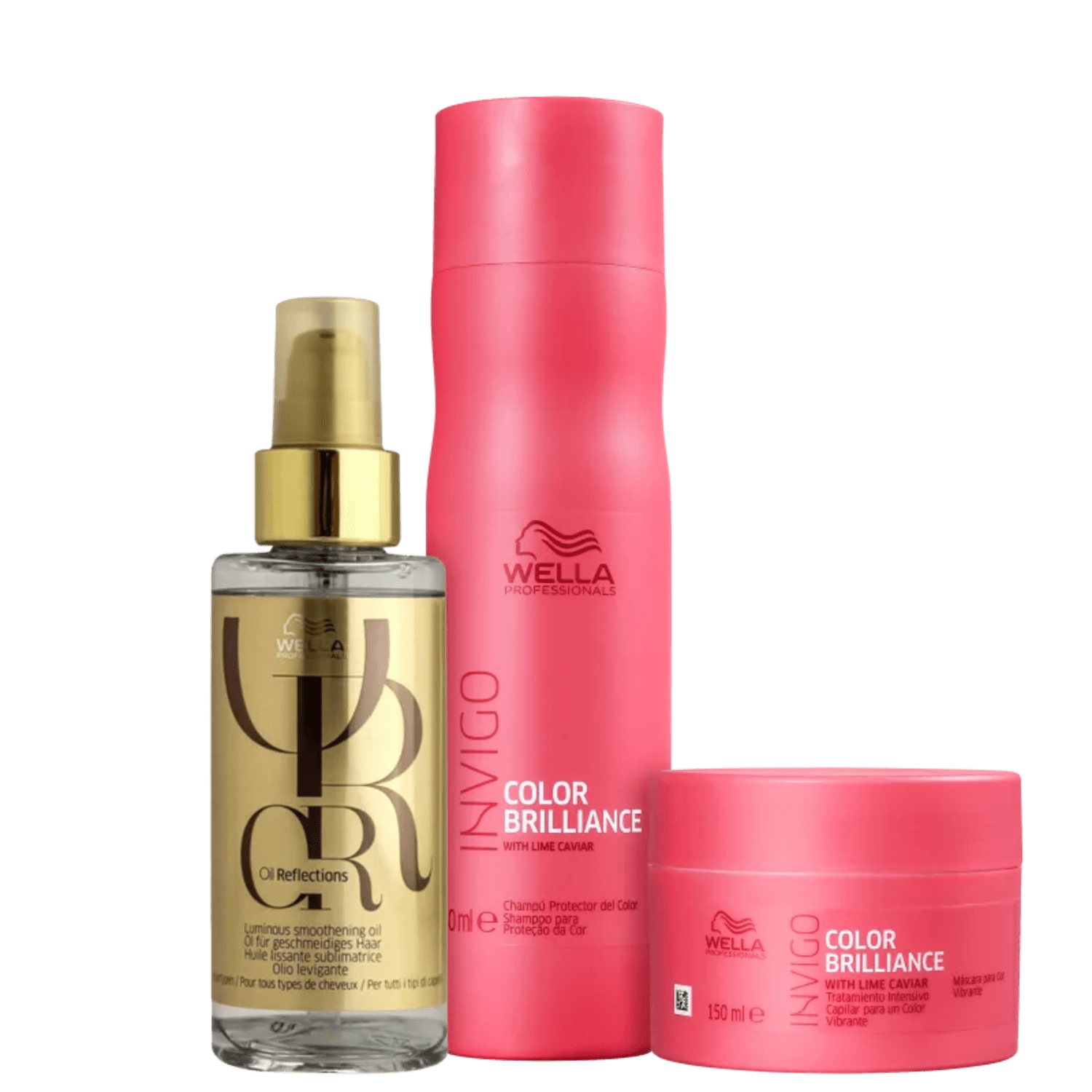 Kit Wella Professionals Full Oil Reflections Brilliance (3 Produtos)