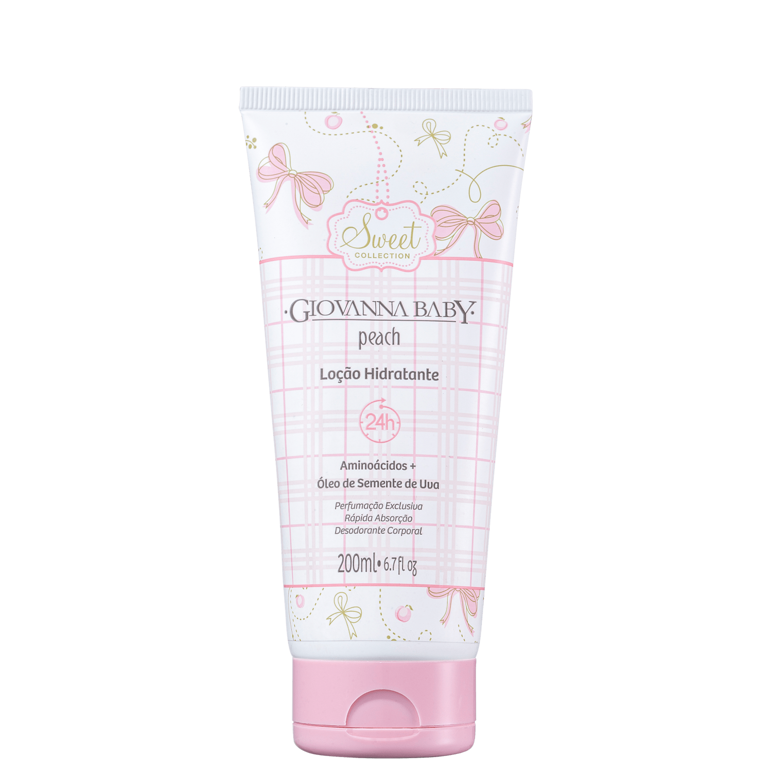 Giovanna Baby Sweet Collection Peach - Loção Hidratante Corporal 200ml