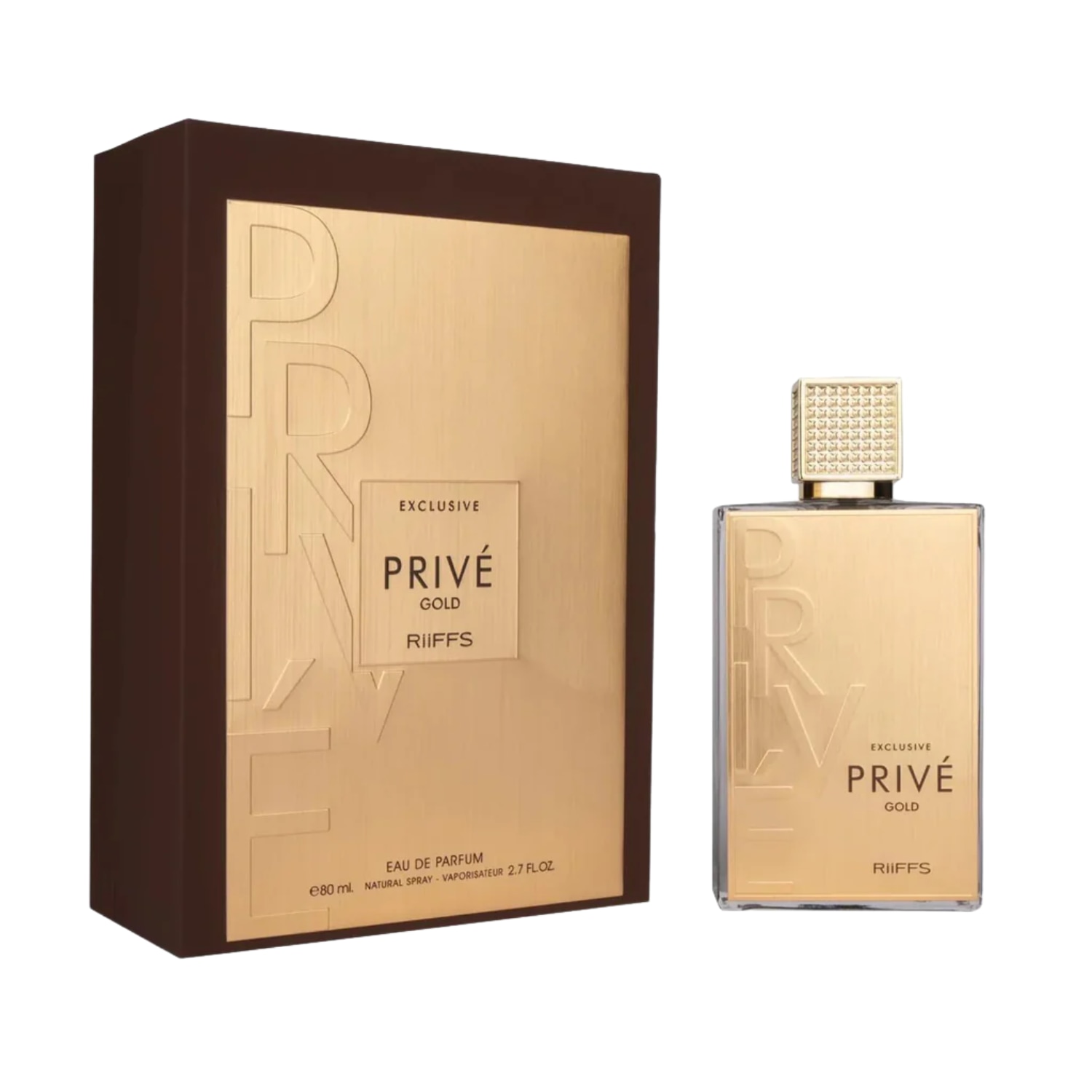 Privé Gold Riiffs Eau de Parfum - Perfume Unissex 80ml