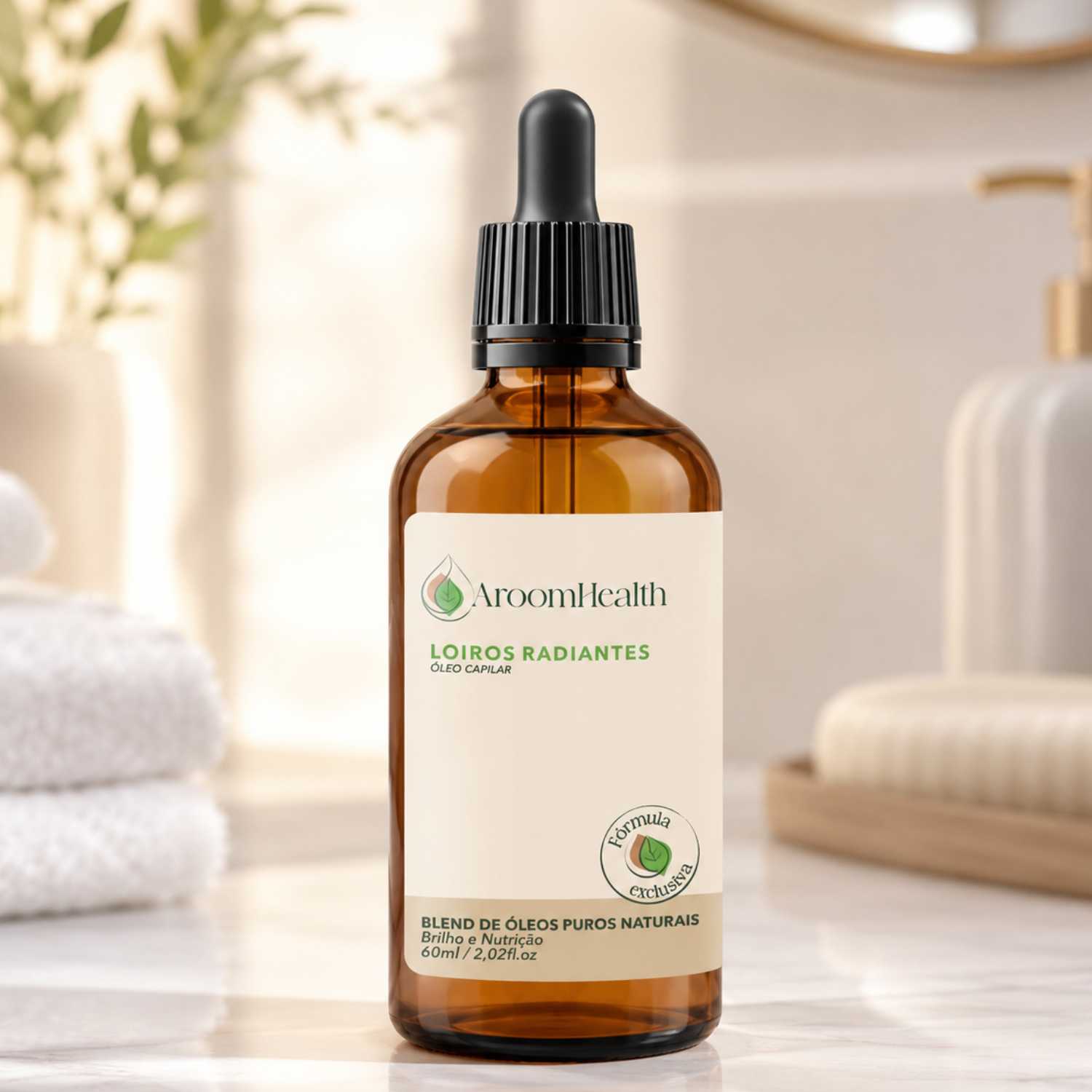 Blend de Óleos Capilares Loiros Radiantes 60 ml Fórmula Exclusiva