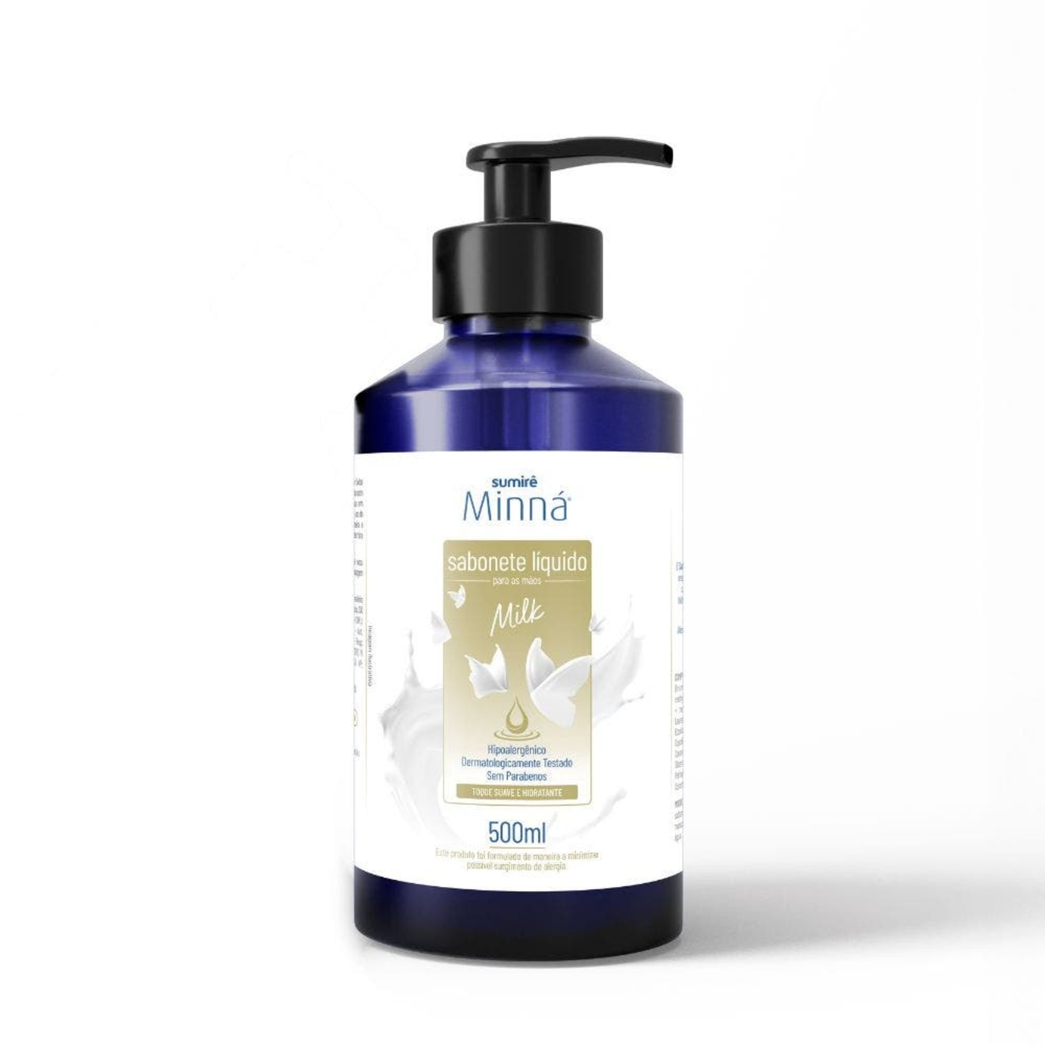 Sabonete Líquido Minná Mãos Pump Milk 500ml