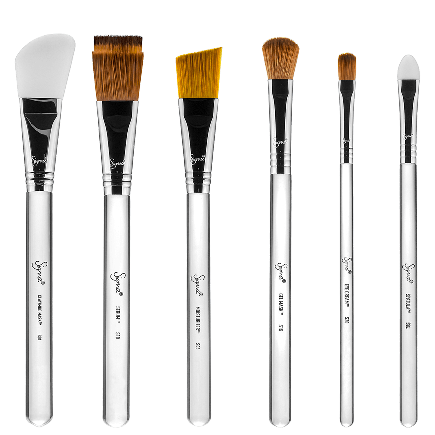 Kit de Pincéis Sigma Beauty Skincare (6 produtos)