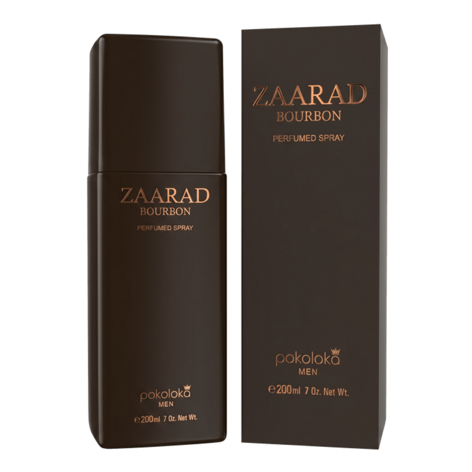 Body Splash Masculino Pokoloka Zaarad Bourbon 200ML