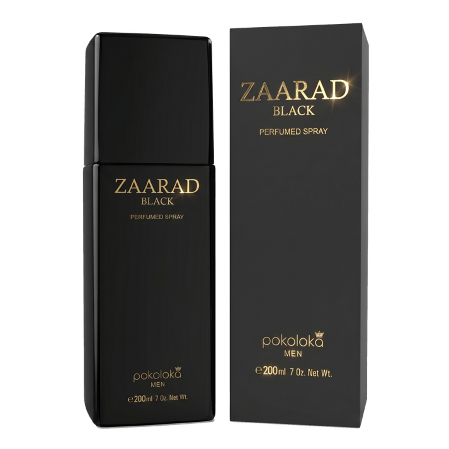 Body Splash Masculino Pokoloka Zaarad Black 200ML