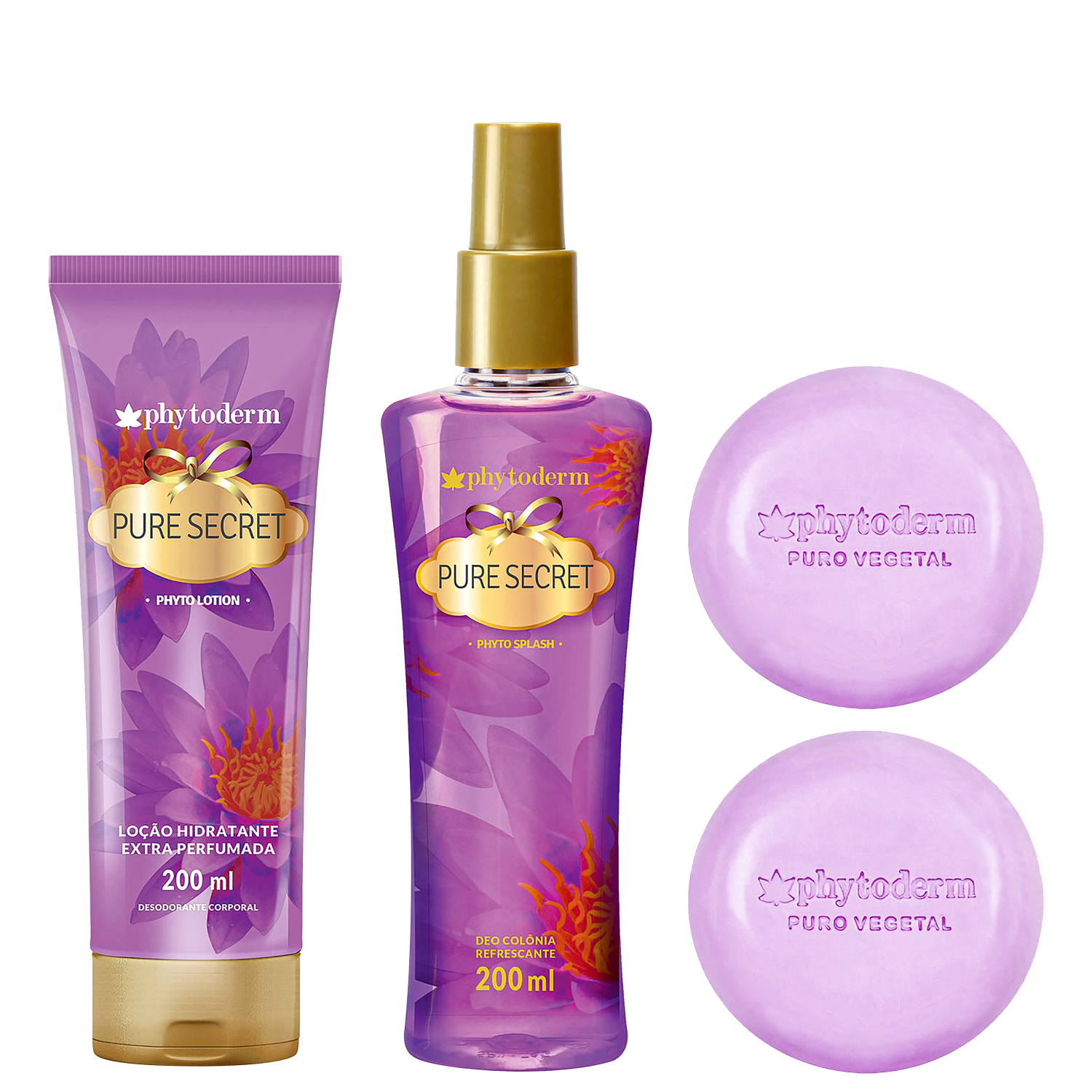 Kit Phytoderm Pure Secret (4 Produtos)