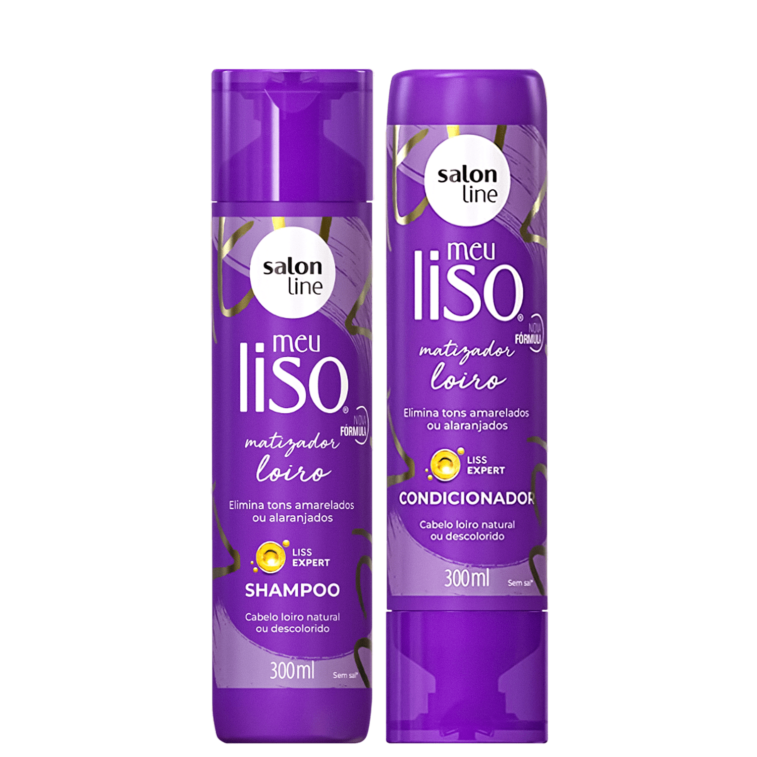 Kit Salon Line Meu Liso Matizador Duo (2 Produtos)