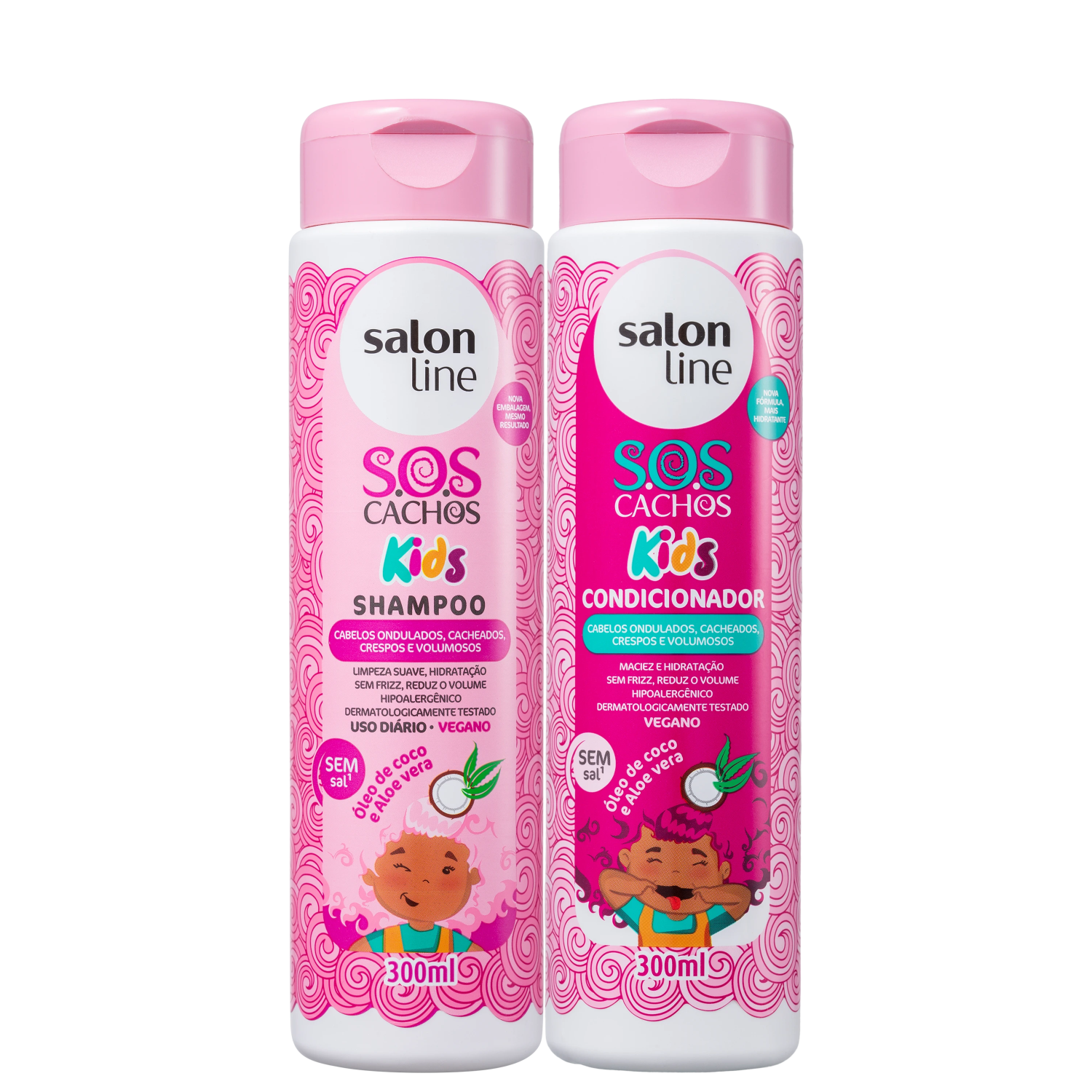 Kit Salon Line S.O.S Cachos Kids Duo (2 Produtos)