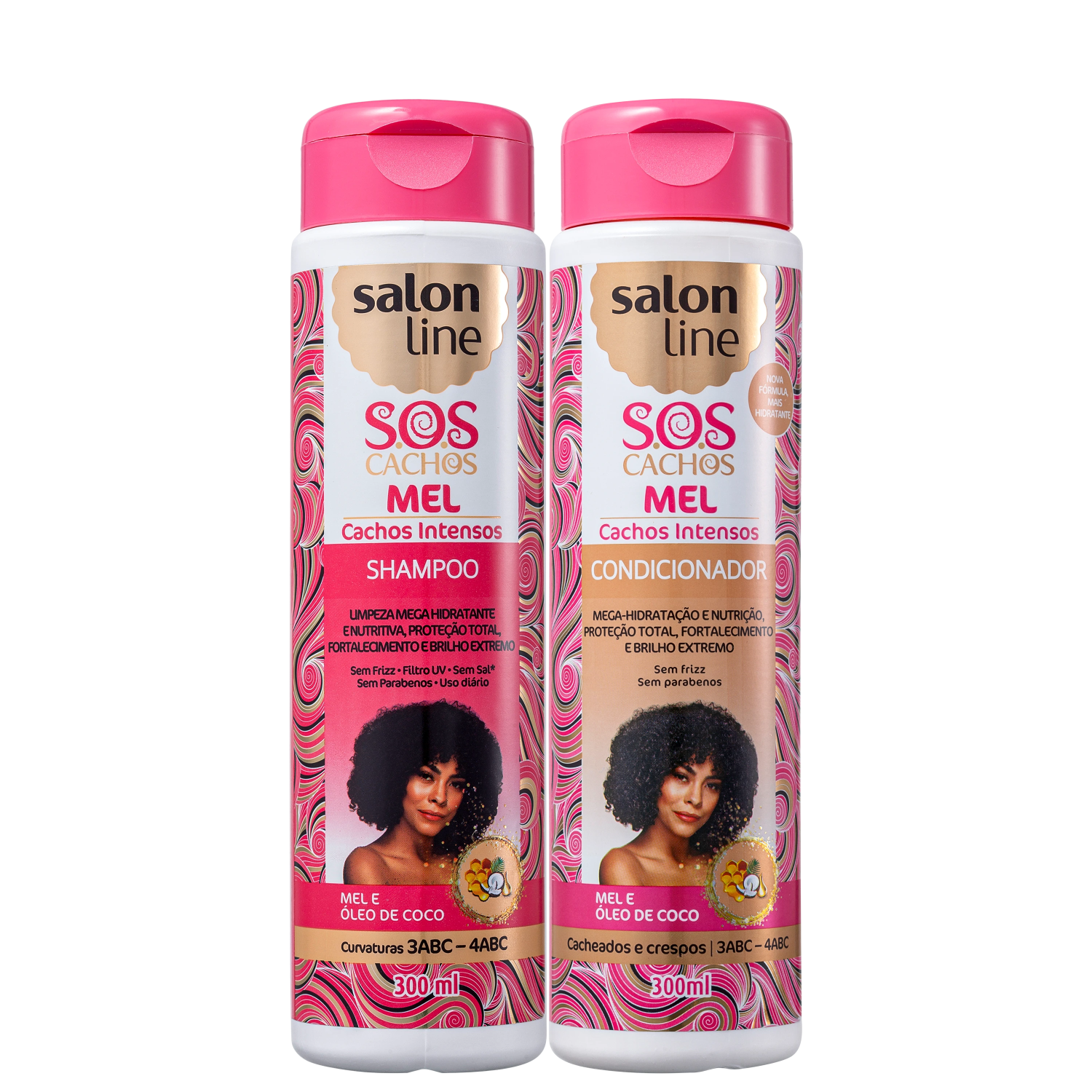 Kit Salon Line S.O.S Cachos Mel Cachos Intensos Duo (2 Produtos)
