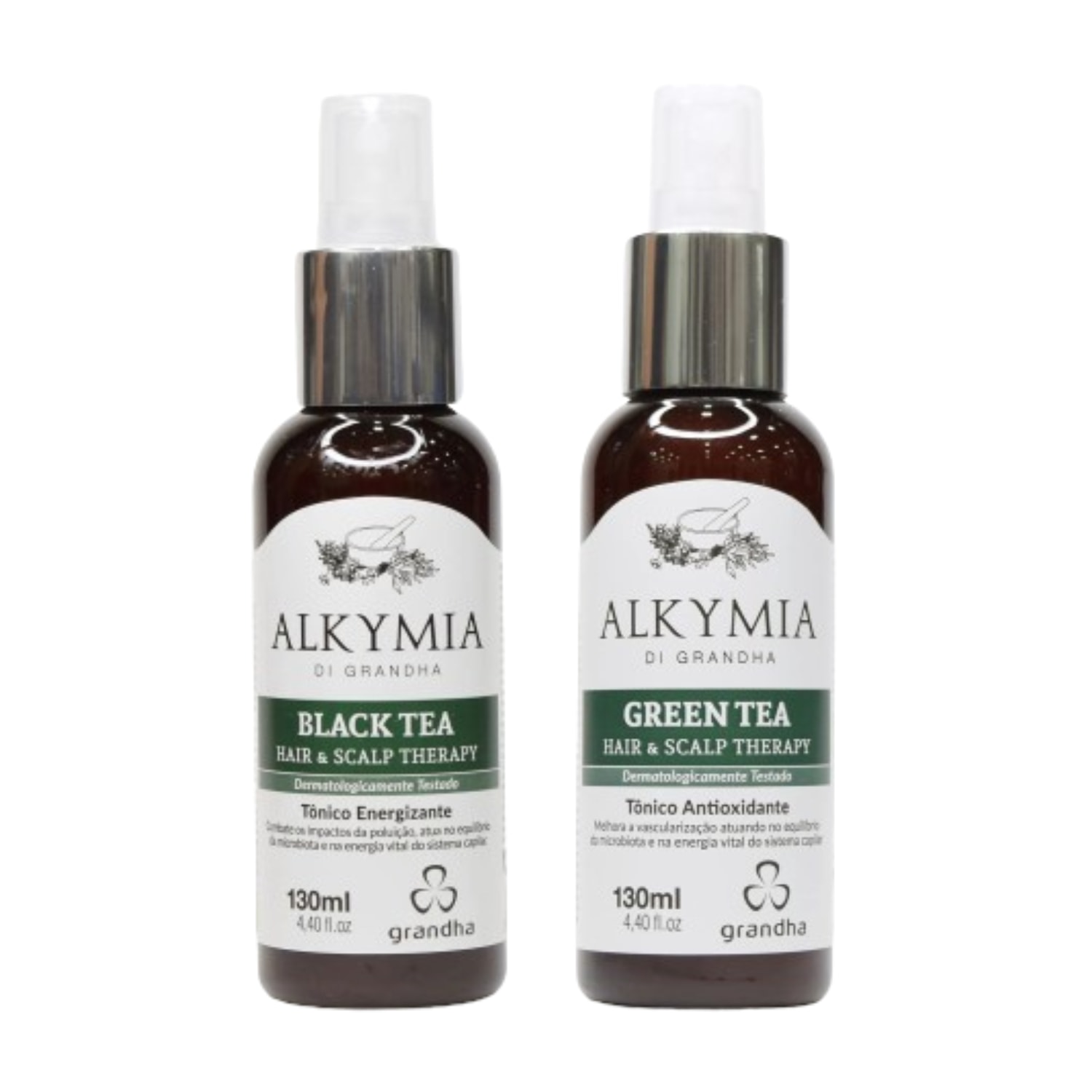 1 Green Tea + 1 Black Tea Hair Scalp Therapy 130ml cada