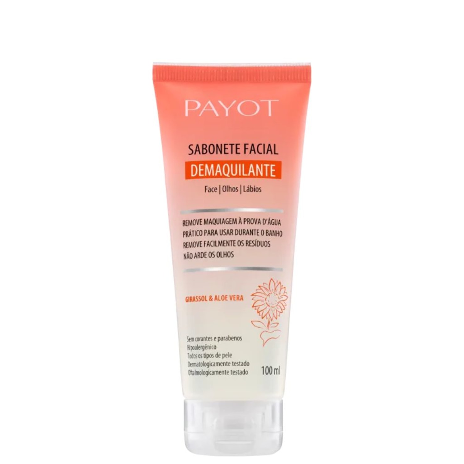 Sabonete Facial Demaquilante 100ml -Payot