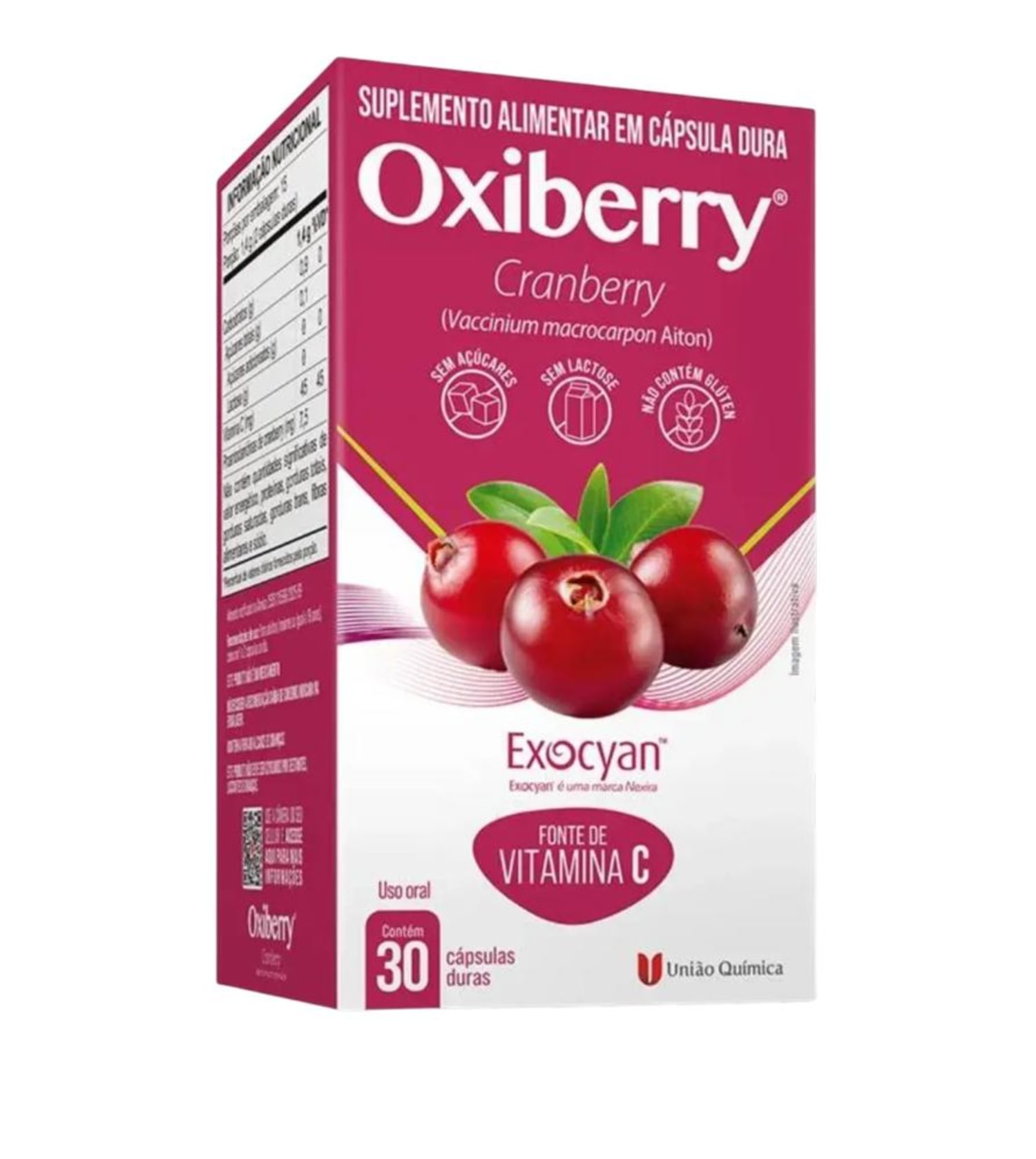 Suplemento Alimentar Oxiberry 30 Cápsulas Duras