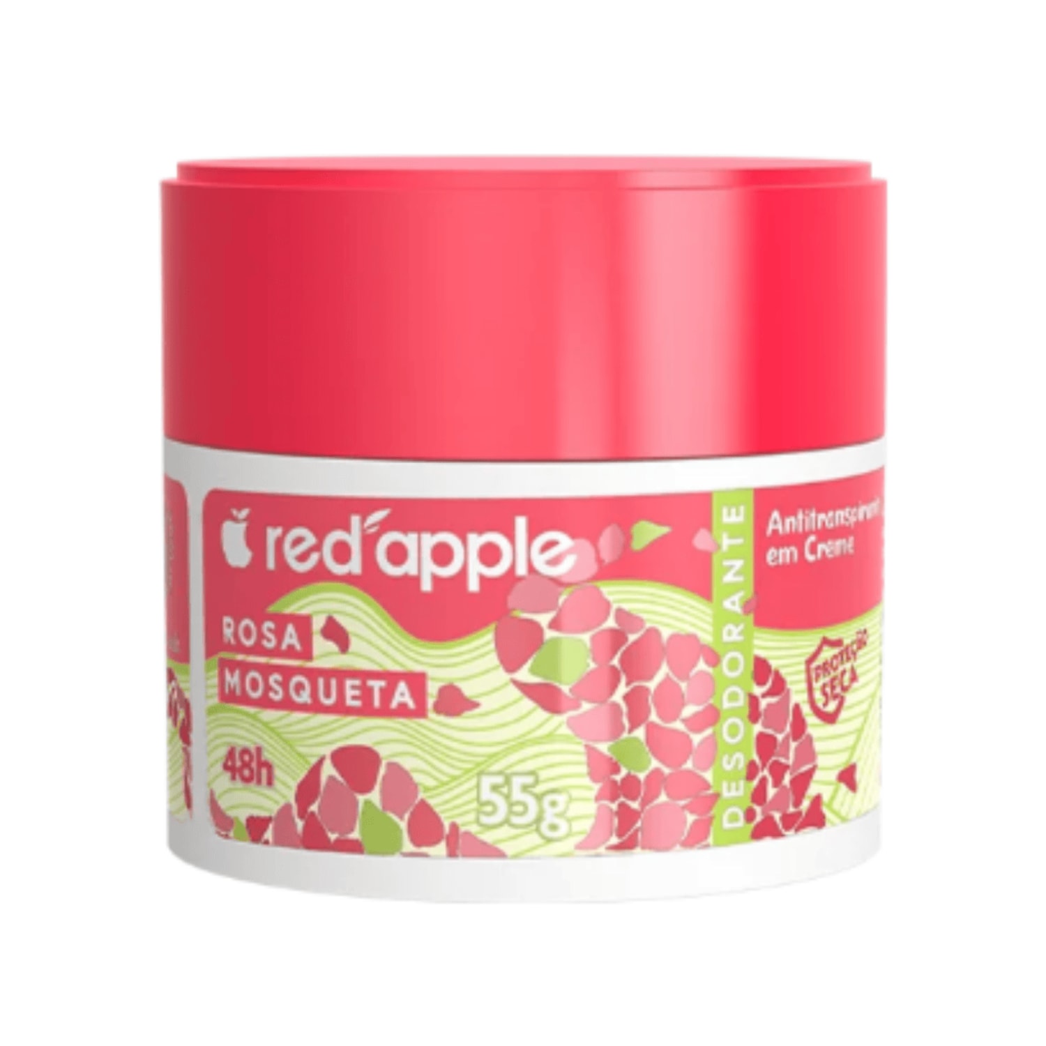 Red Apple Desodorante Antitranspirante Creme Rosa Mosqueta