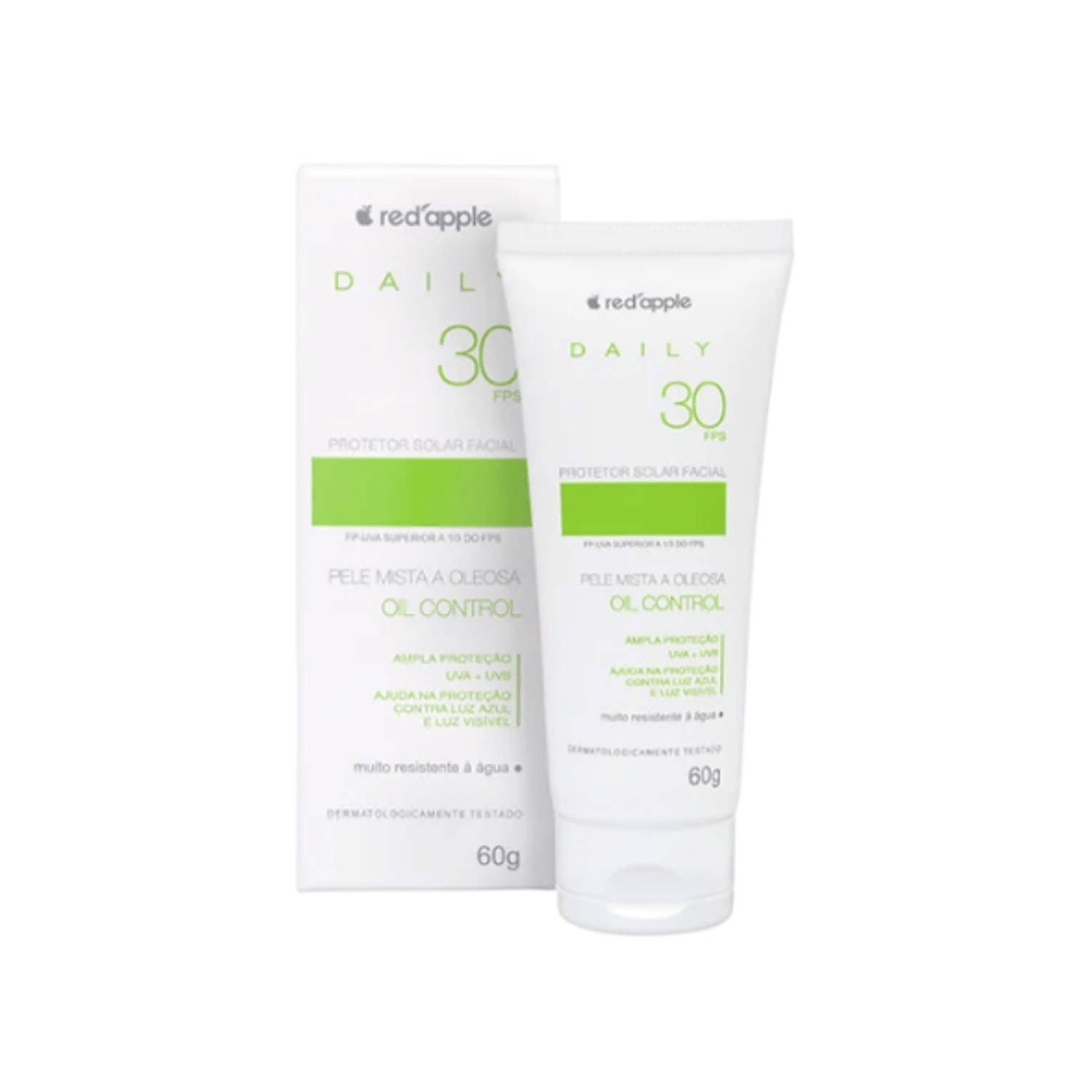 Red Apple Protetor Facial Daily FPS 30 Oil Control 60g