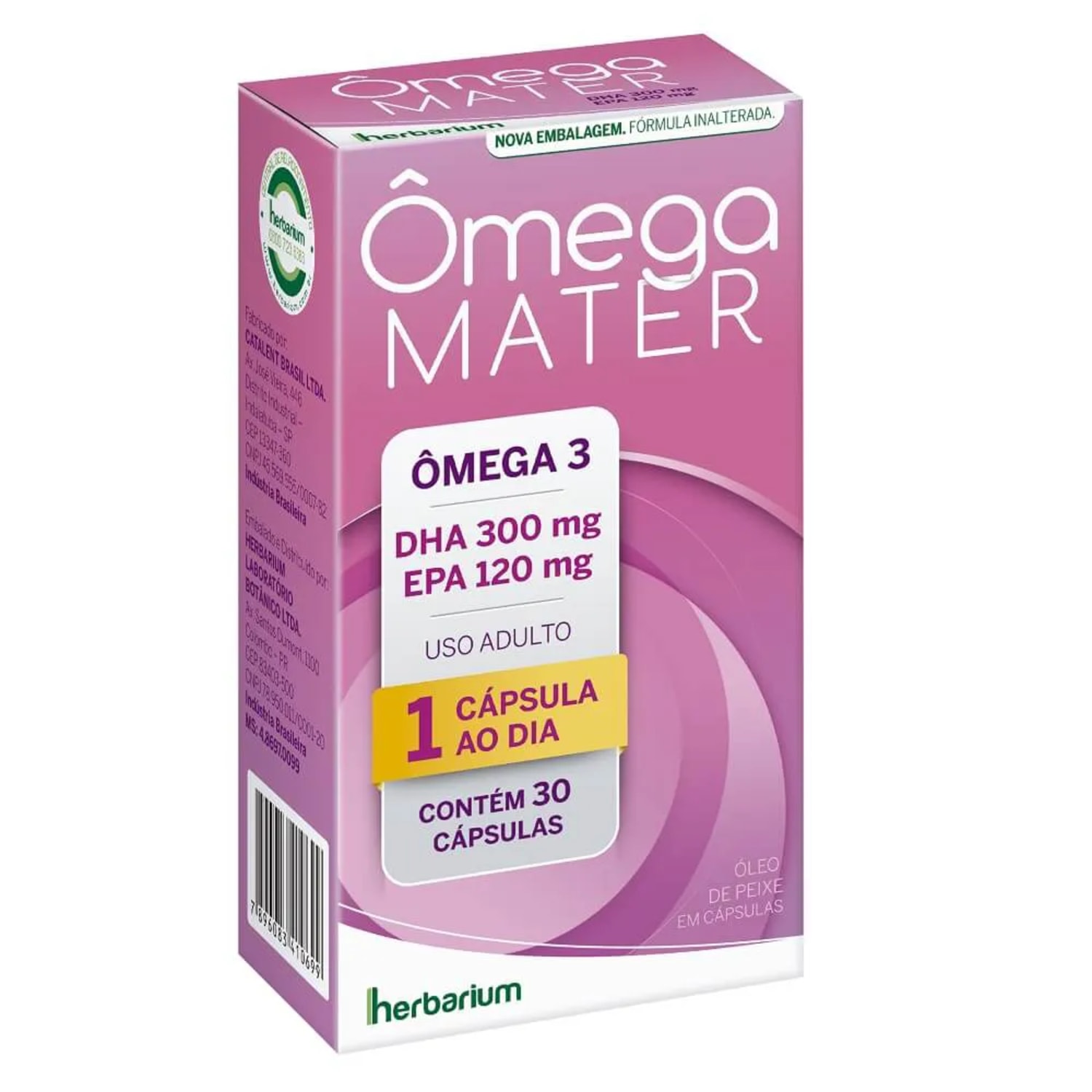 Suplemento Alimentar Ômega Mater 30 Cápsulas