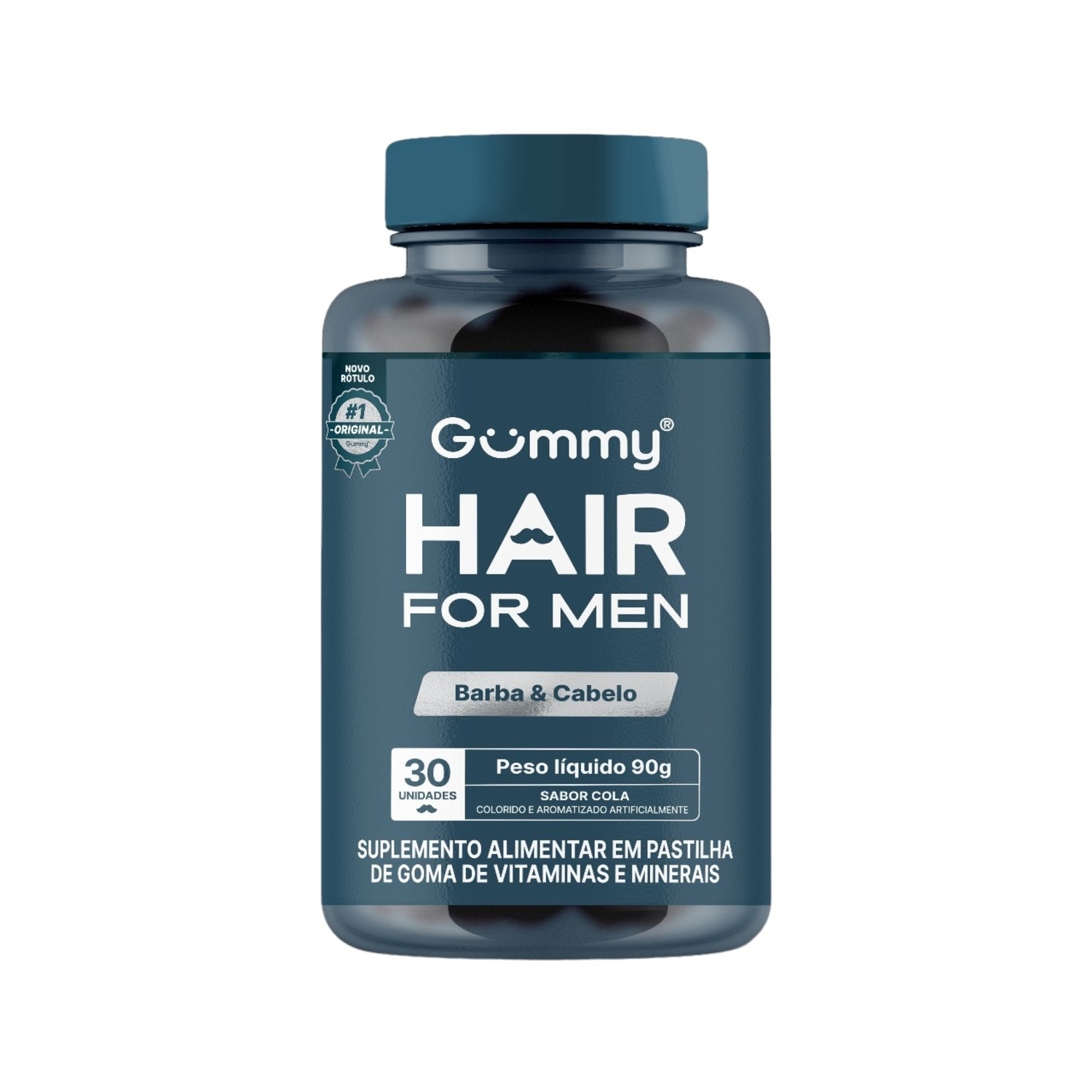Gummy Hair For Men - Suplemento Alimentar (30 Unidades)