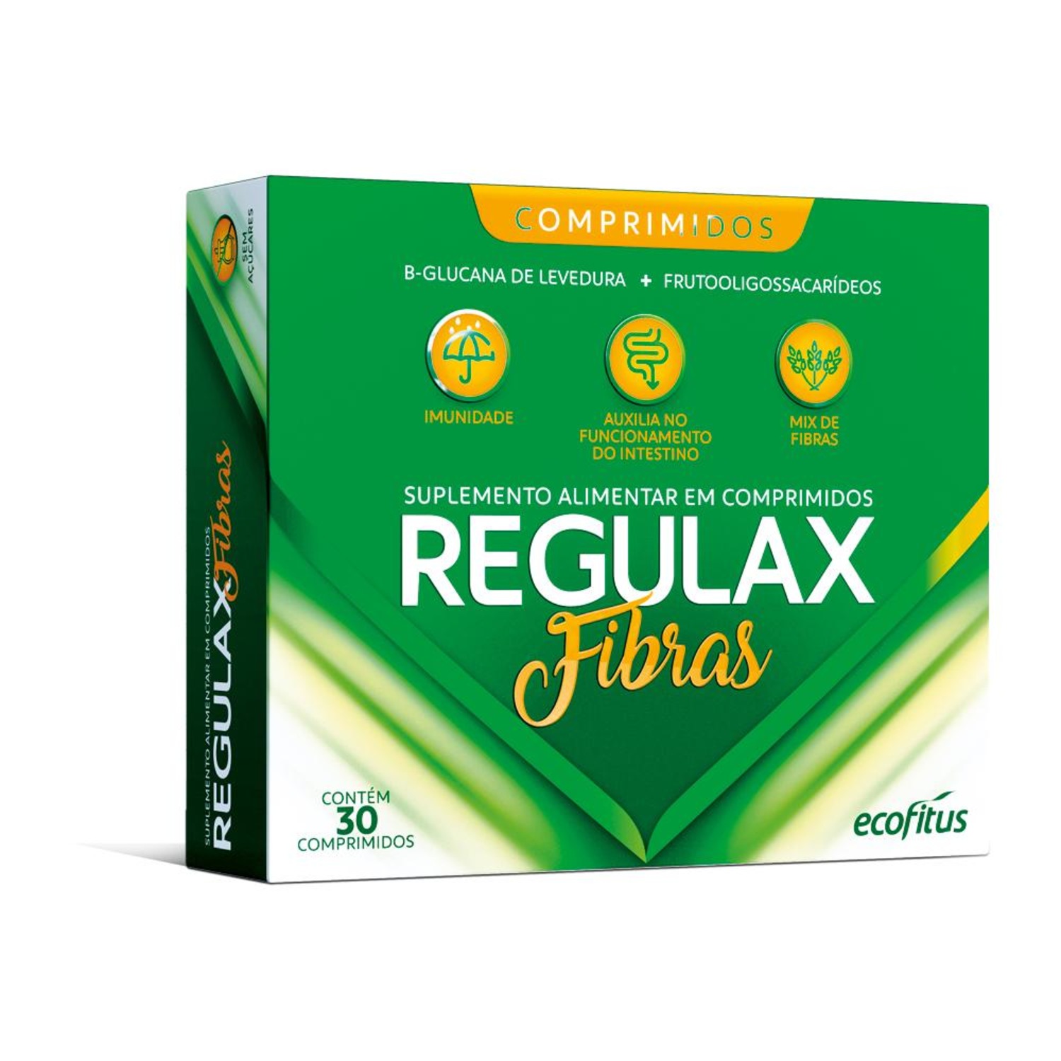 Suplemento Alimentar Regulax Fibras 30 Comprimidos