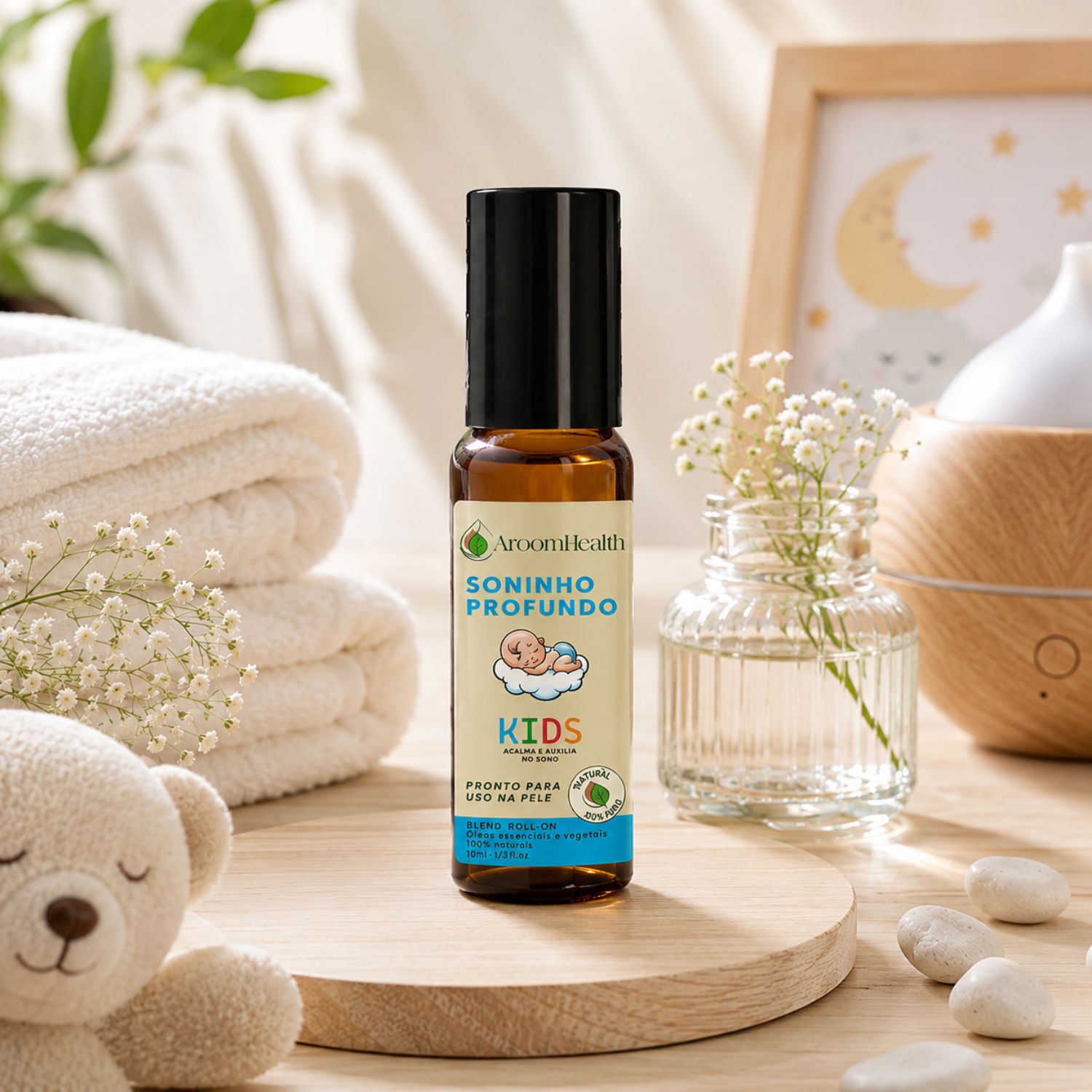 Blend Kids óleo Soninho profundo Roll-on - 10 ml Fórmula Exclusiva