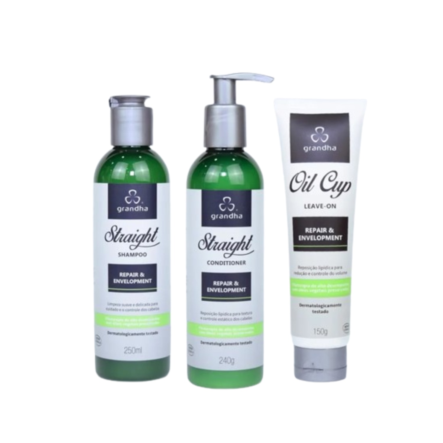 Kit Straight - Cuidado diário do cabelo liso (3 unidades)