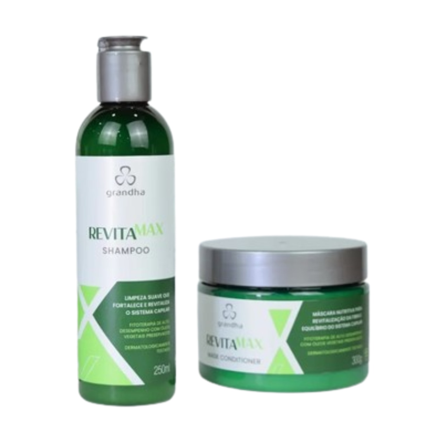 Shampoo + Condicionador Revitamax Cabelo Danificado e Poroso
