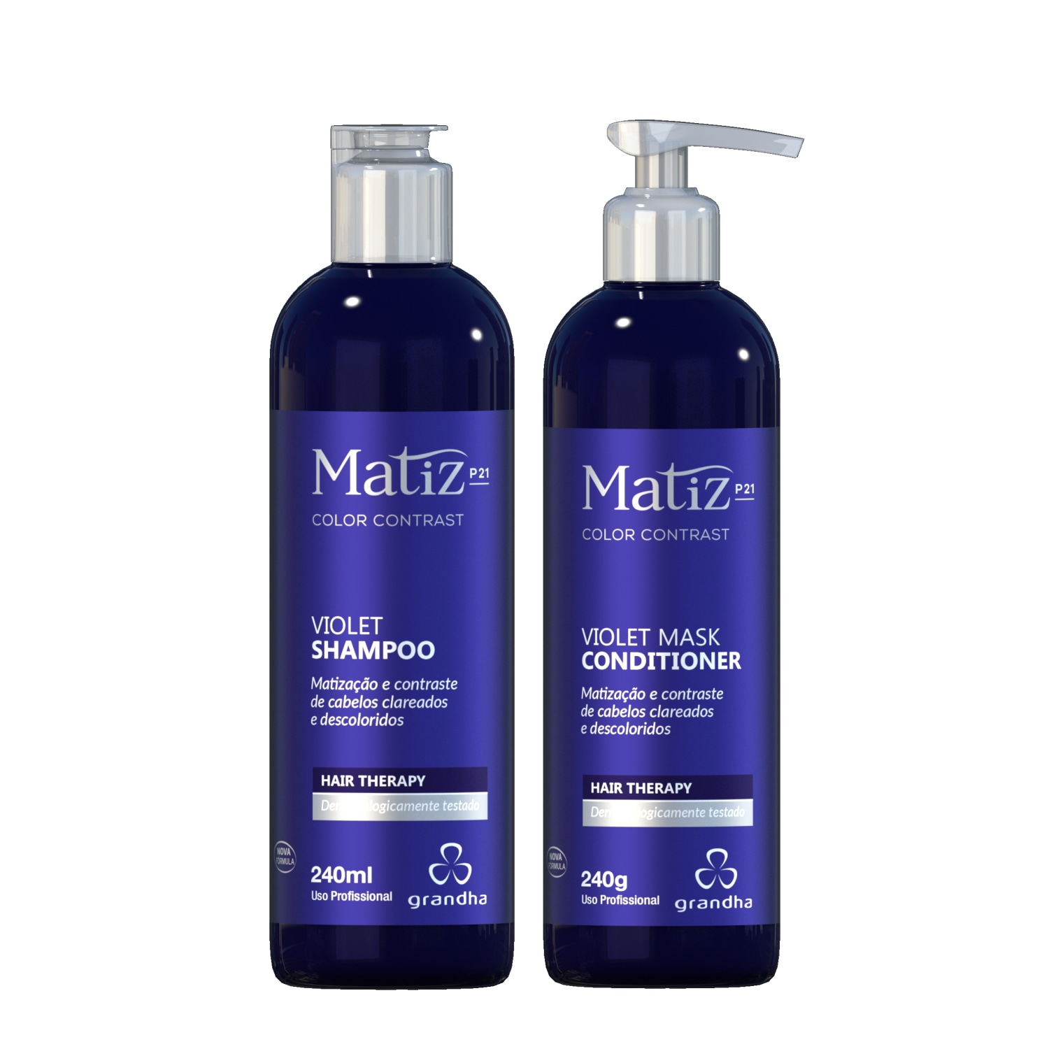 Shampoo + Condicionador Matiz P21 Violet para Loiros 240g