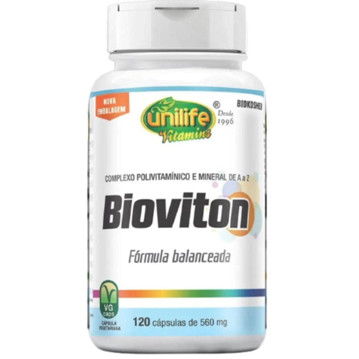 Suplemento Alimentar Bioviton Polivitamìnico Unilife 120 Cápsulas