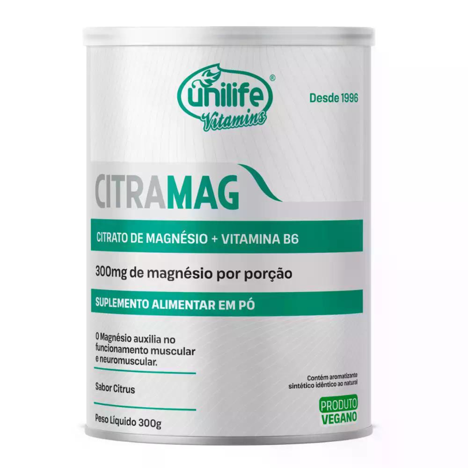 Suplemento Alimentar Citramag Unilife 300g