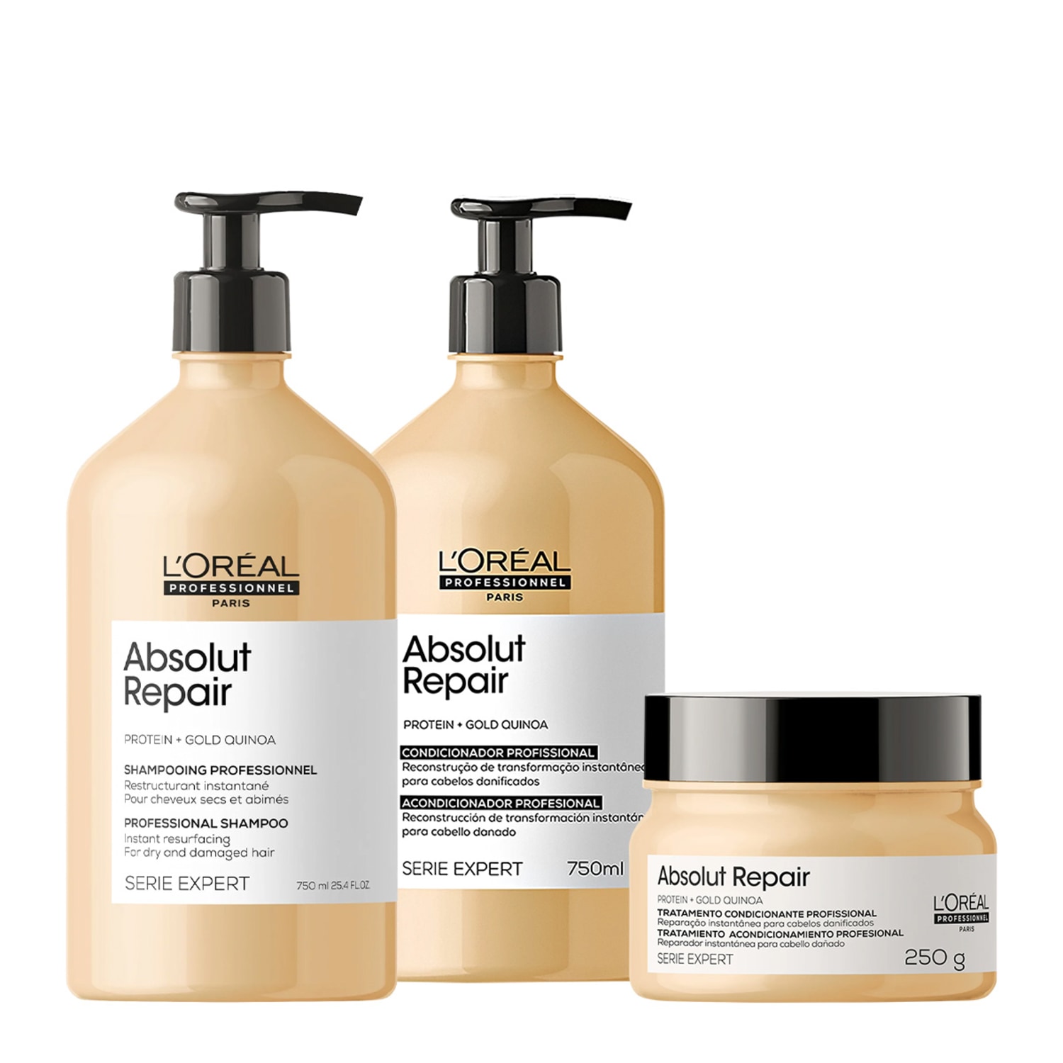 Kit L'Oréal Professionnel Absolut Repair Gold (3 Produtos)