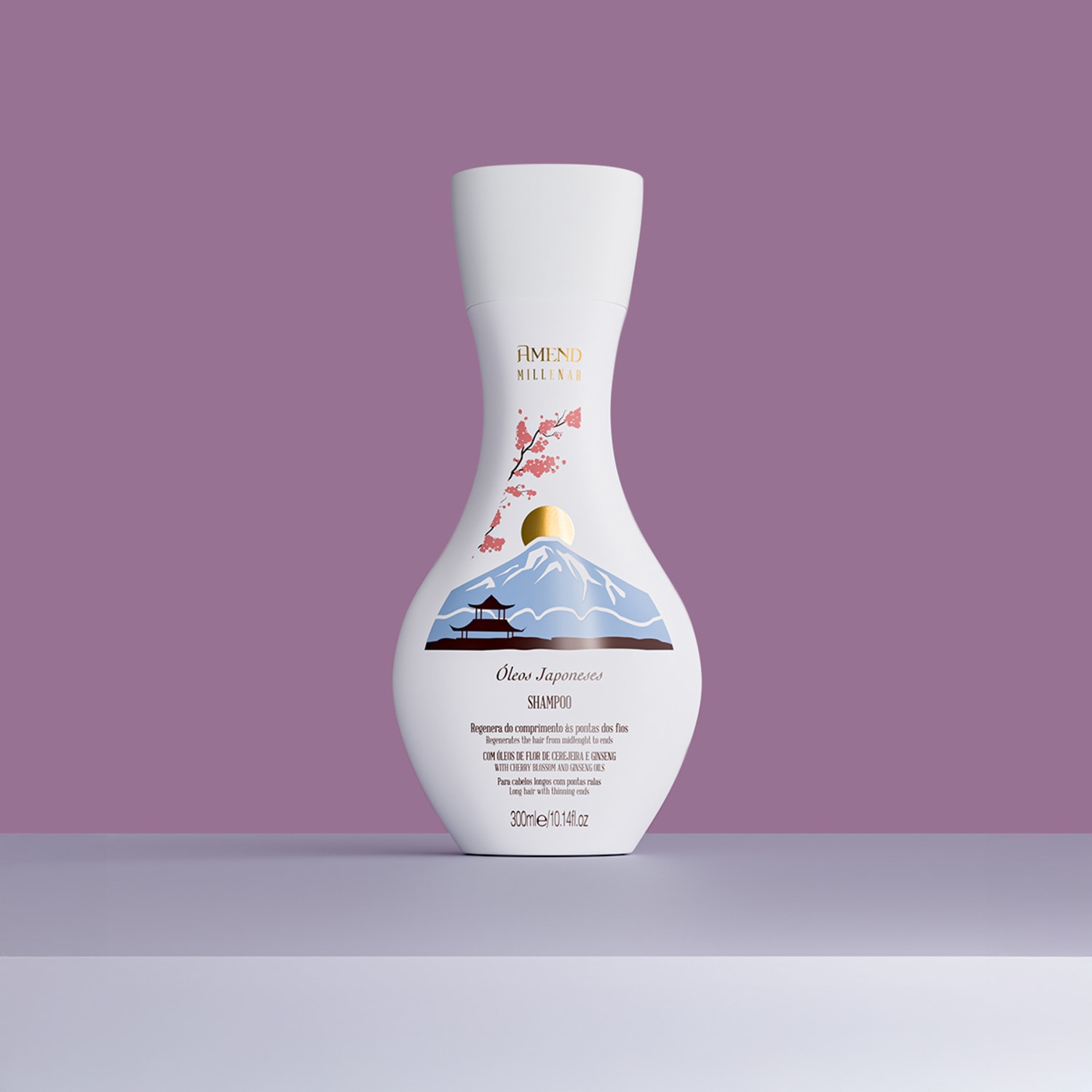 Kit Amend Millenar Óleos Japoneses Shampoo Máscara Leave-in (3 produtos)