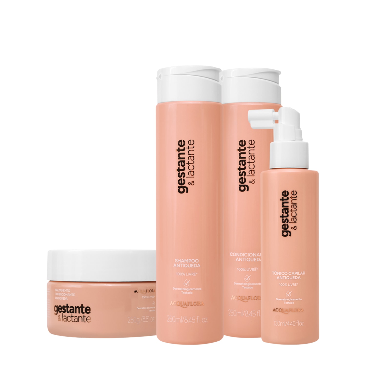 Kit Acquaflora Gestante e Lactante Home Care Tônico (4 produtos)