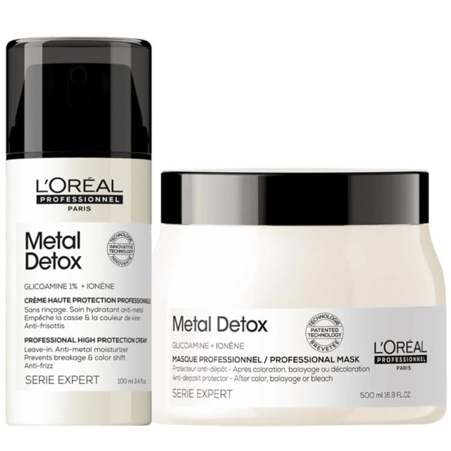 Kit L'Oréal Professionnel Metal Detox Máscara G e Leave-in (2 produtos)