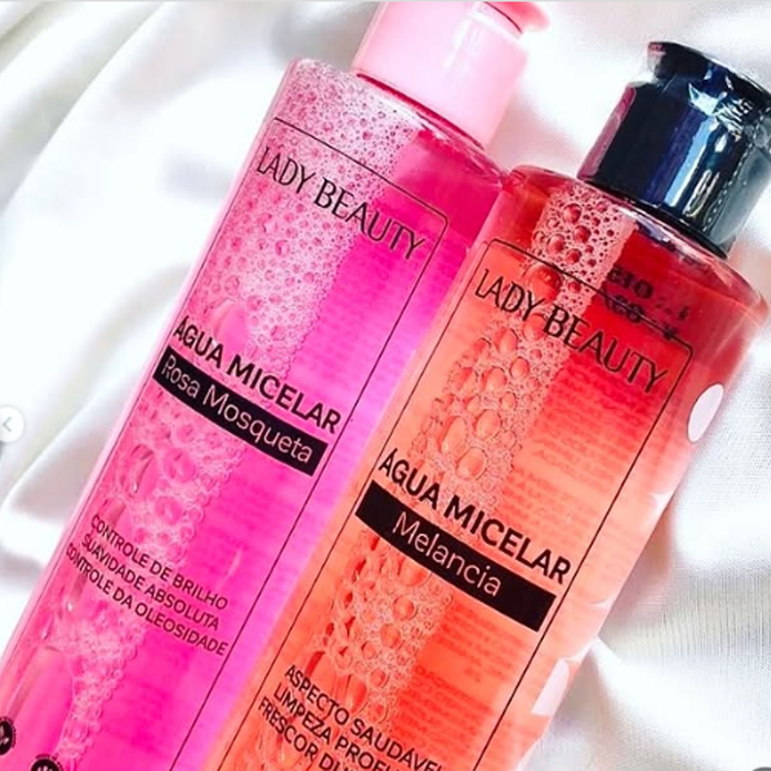 Kit Água Micelar Melância 310ml + Rosa Mosqueta - Lady Beauty