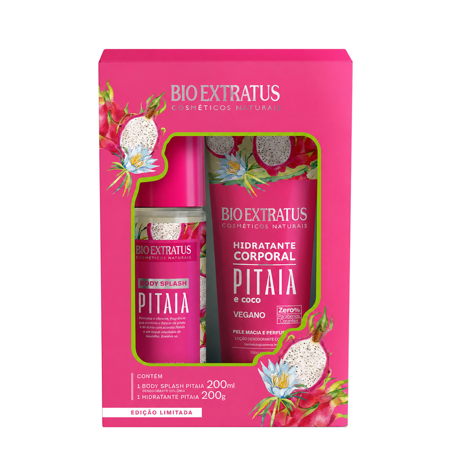 Bio Extratus Pitaia - Kit Body Splash e Hidratante Corporal (2 produtos)