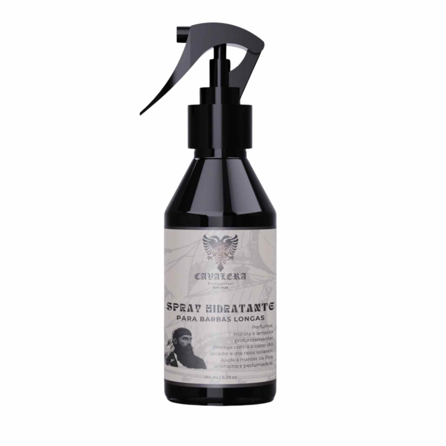 Cavalera Bay Rum - Spray Hidratante para Barbas 190ml