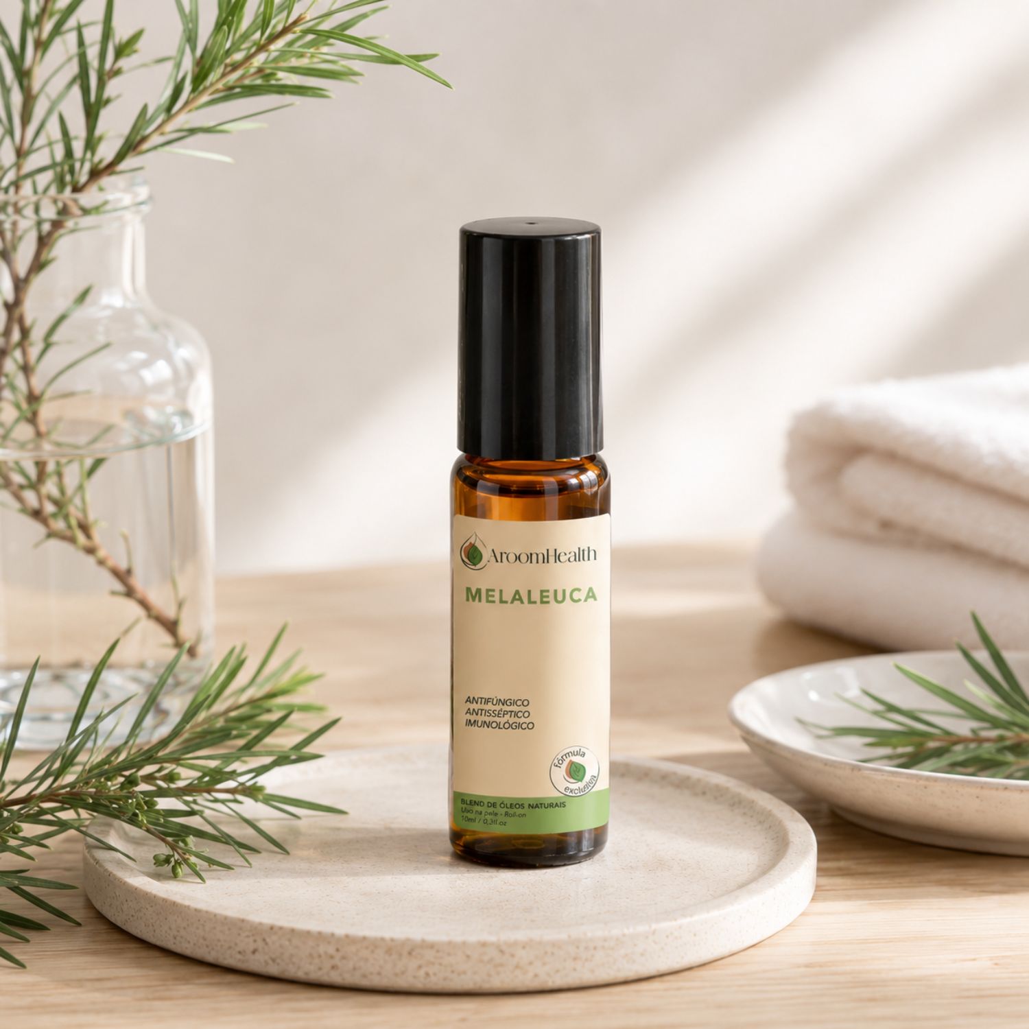Blend de óleo essencial de melaleuca roll- on 10 ml Fórmula Exclusiva