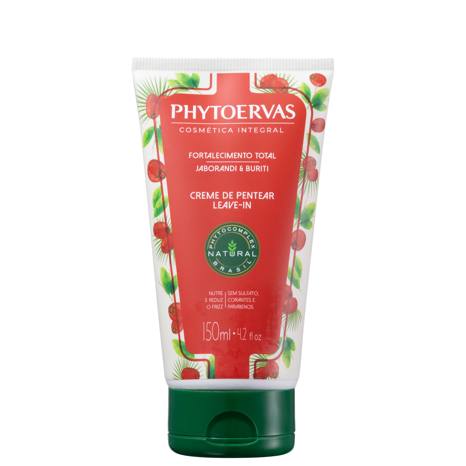 Phytoervas Fortalecimento Total Jaborandi e Buriti - Creme para Pentear 150ml
