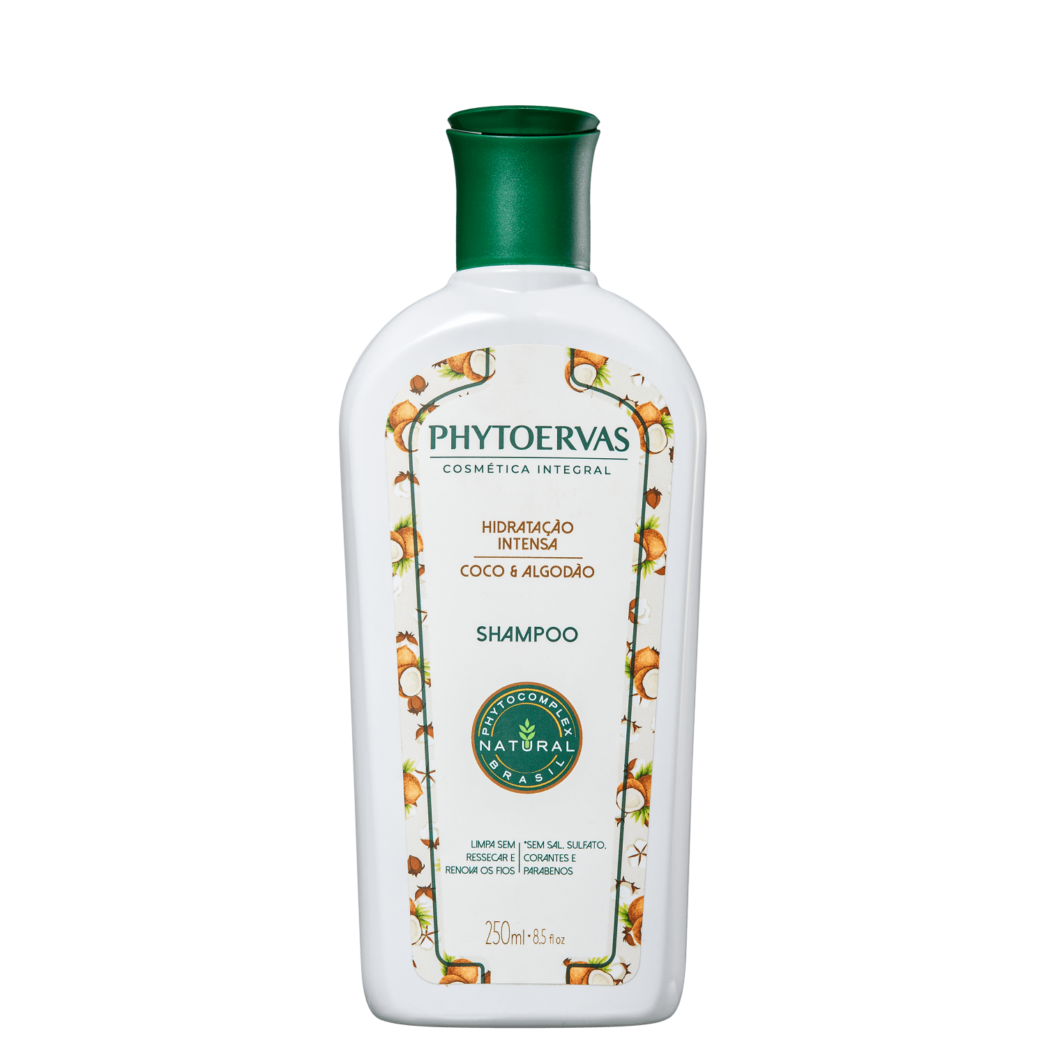 Phytoervas Hidratação Intensa Coco e Algodão - Shampoo 250ml