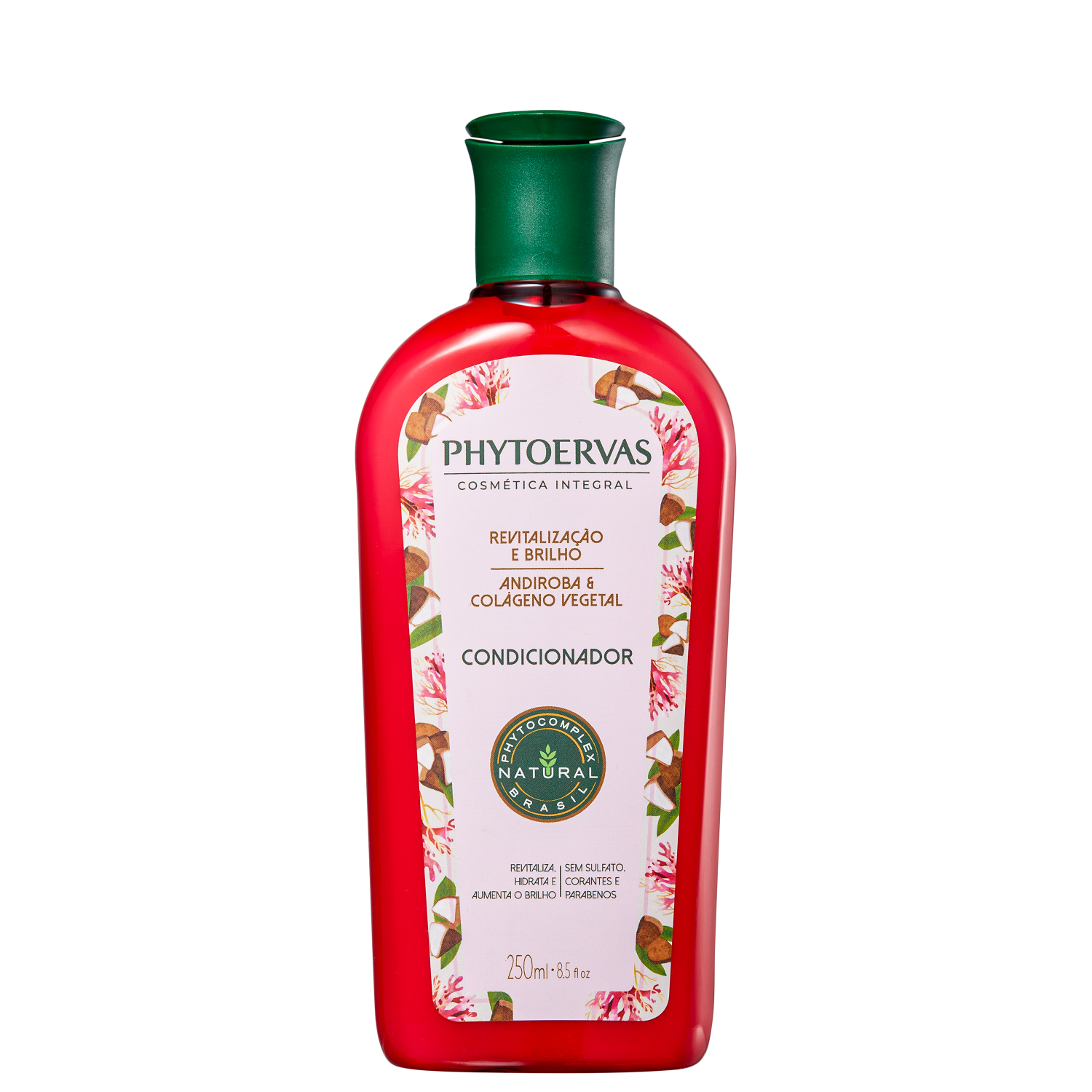 Phytoervas Revitalização e Brilho Andiroba e Colágeno Vegetal - Condicionador 250ml