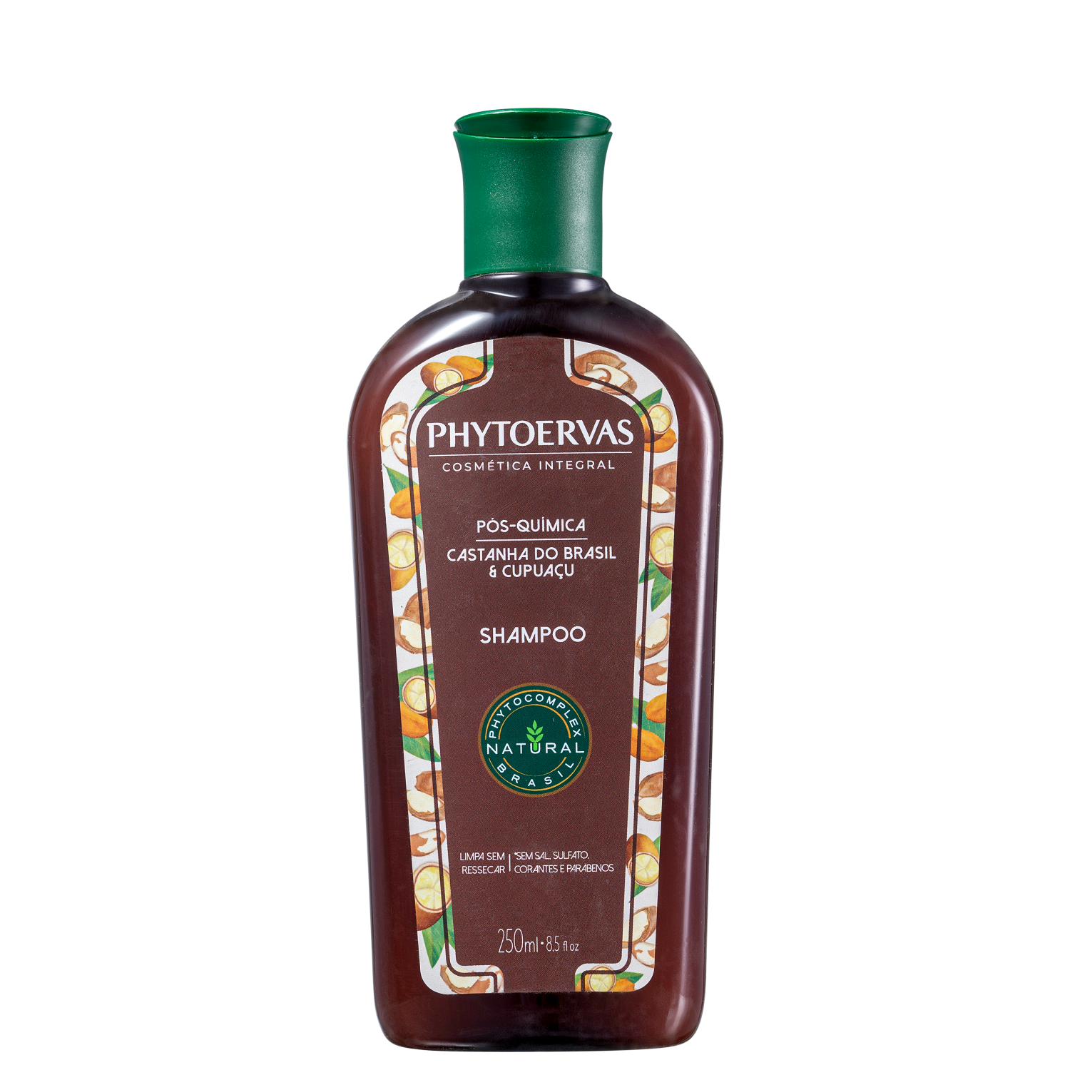 Phytoervas Pós-Química Castanha do Brasil e Cupuaçu - Shampoo 250ml