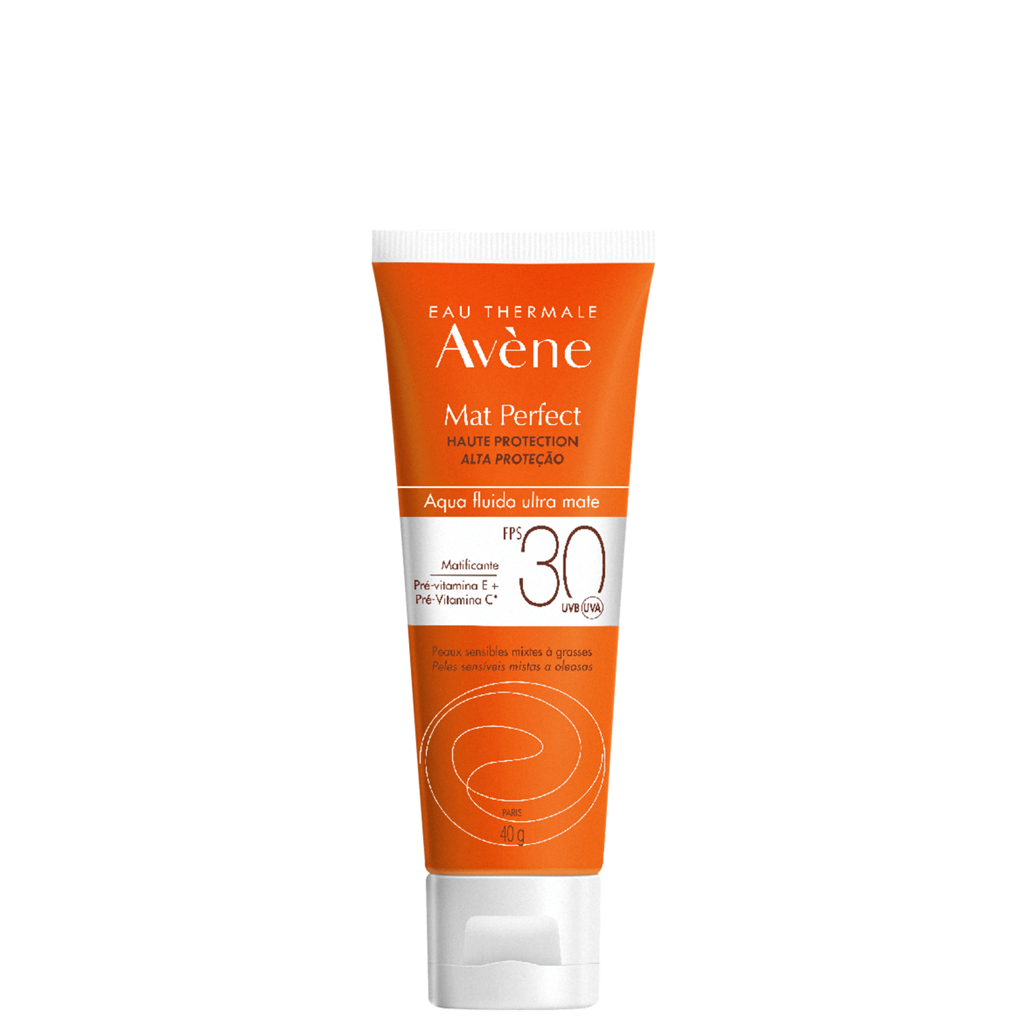Avène Mat Perfect Aqua Fluido Ultra Mate FPS 30 - Protetor Solar 40g
