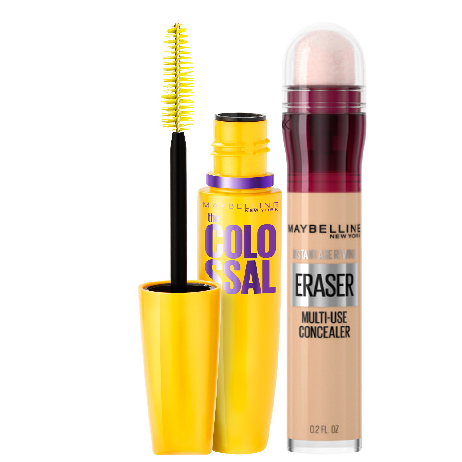 Kit Maybelline The Colossal Eraser Dark Circles 120 Light (2 Produtos)
