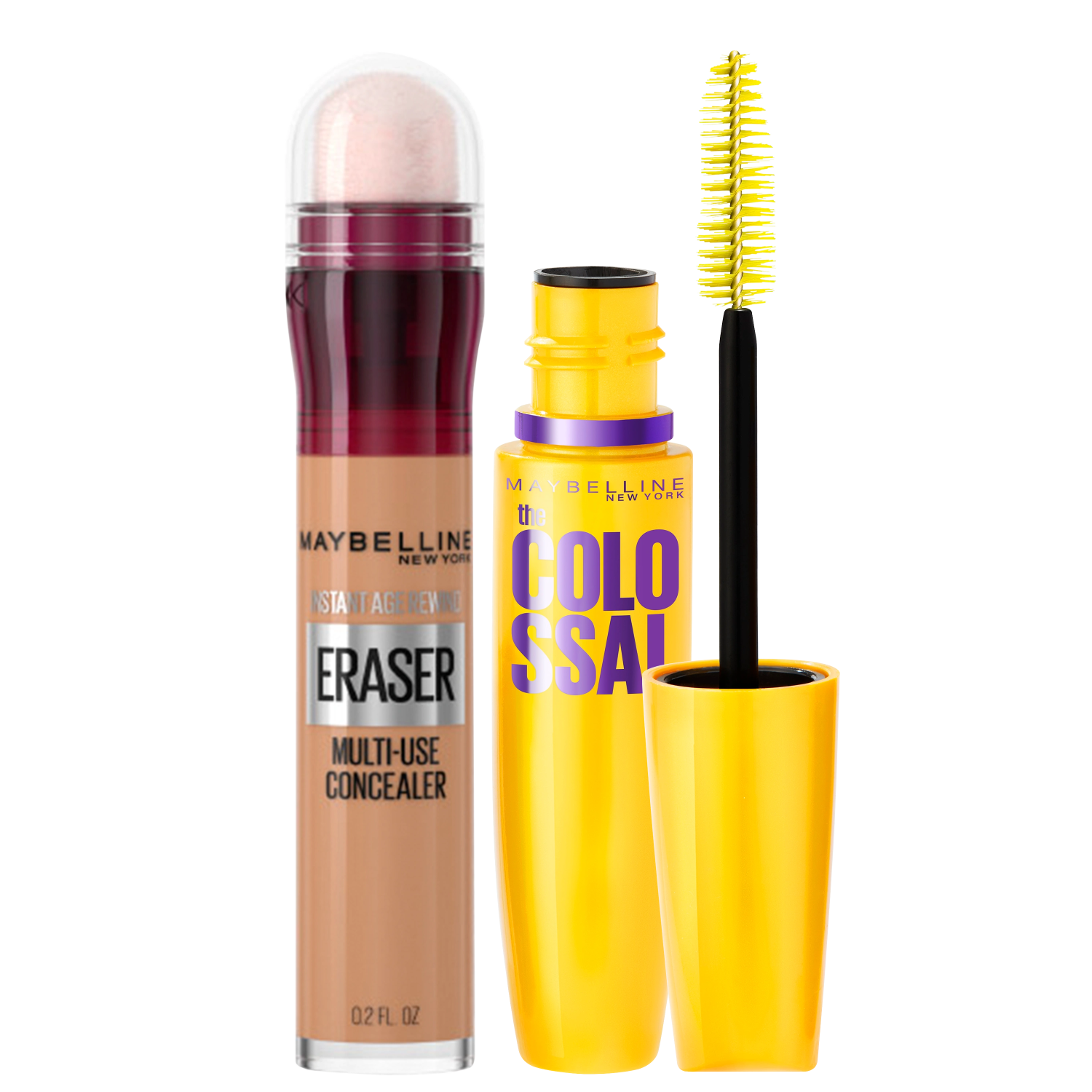 Kit Maybelline The Colossal Eraser Dark Circles 130 Medium (2 Produtos)