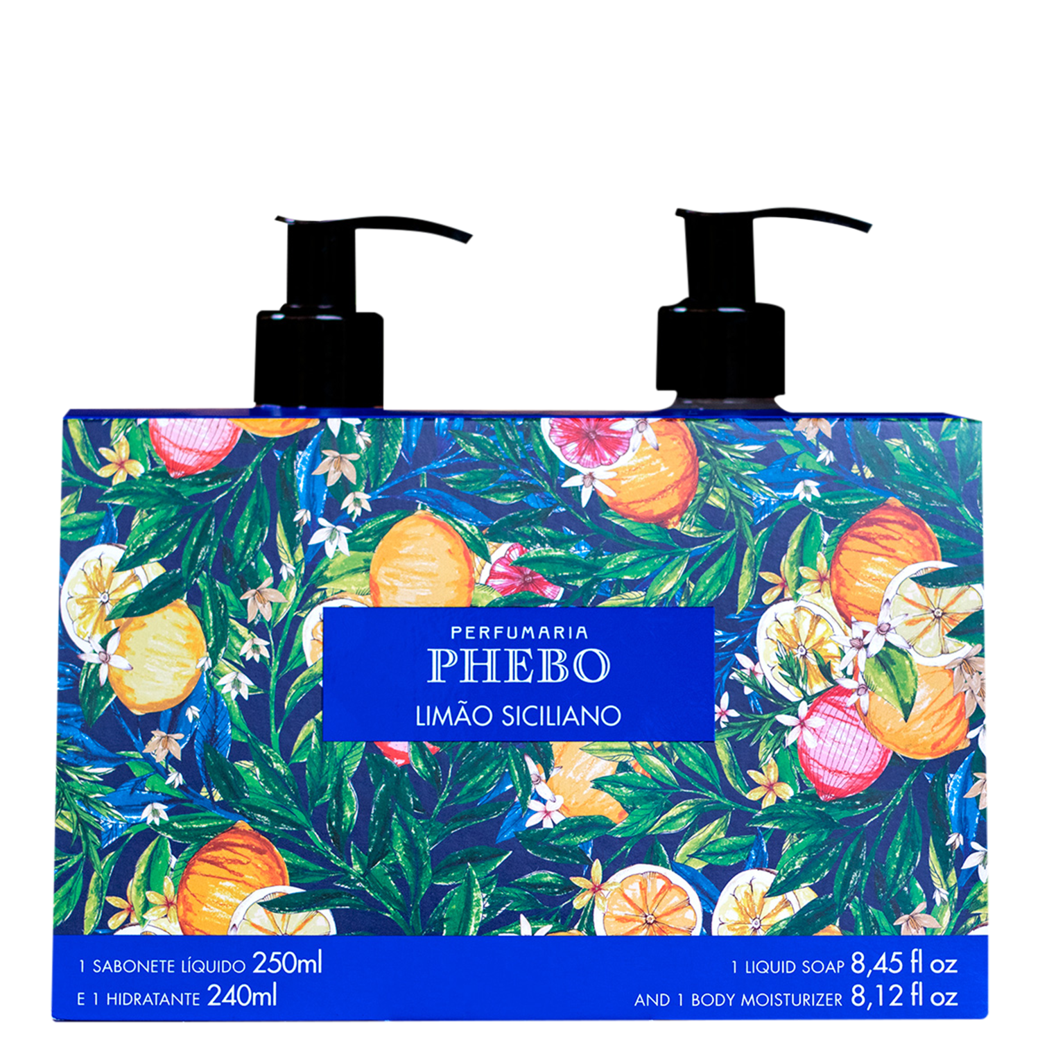 Kit Phebo Limão Siciliano Sabonete Líquido + Hidratante (2 Produtos)